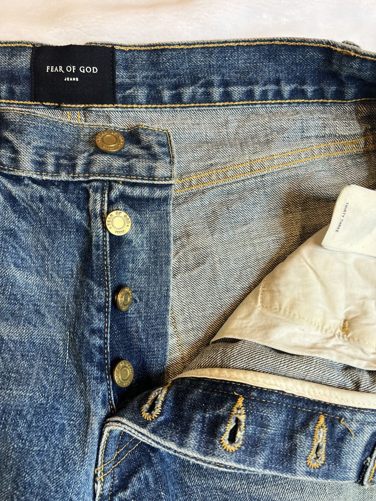 Fear of God Fear of God Denim Jeans. Relaxed Fit Size US 33 - 12 Thumbnail