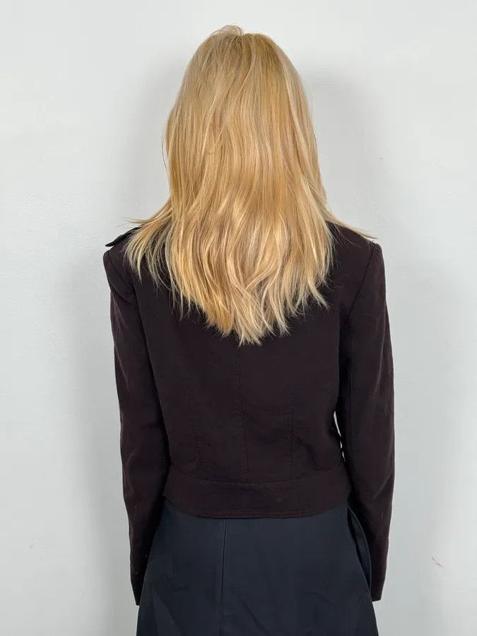Givenchy 2000s Givenchy Mauve Purple Asymmetrical Jacket Size M / US 6-8 / IT 42-44 - 3 Thumbnail