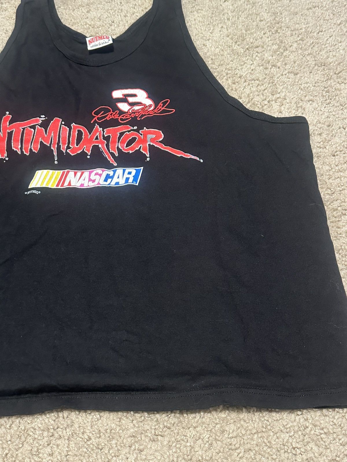 Nutmeg V Nutmeg NASCAR Tank Top XL “Intimidator” Dale Earnhardt #3 Size US XL / EU 56 / 4 - 9 Thumbnail