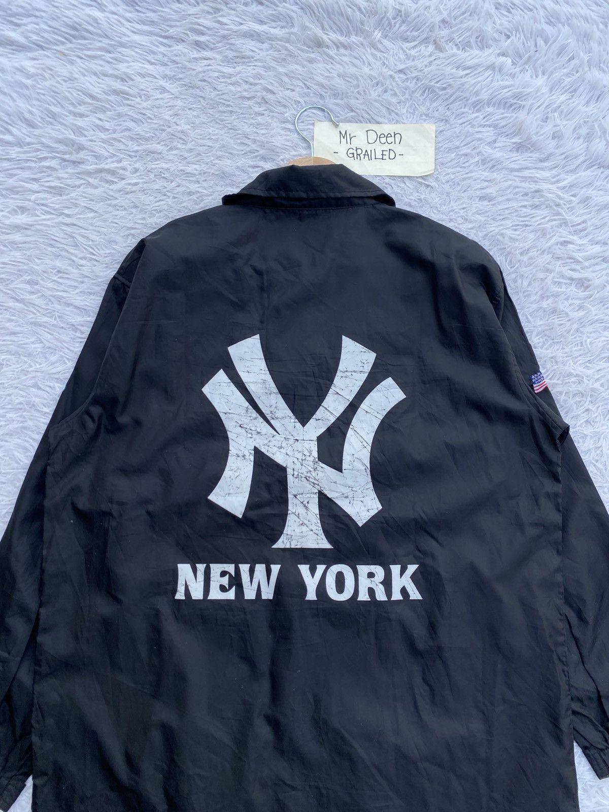 New York Yankees Rare New York Yankees NY Athletic Wear Raincoat Size US L / EU 52-54 / 3 - 4 Thumbnail