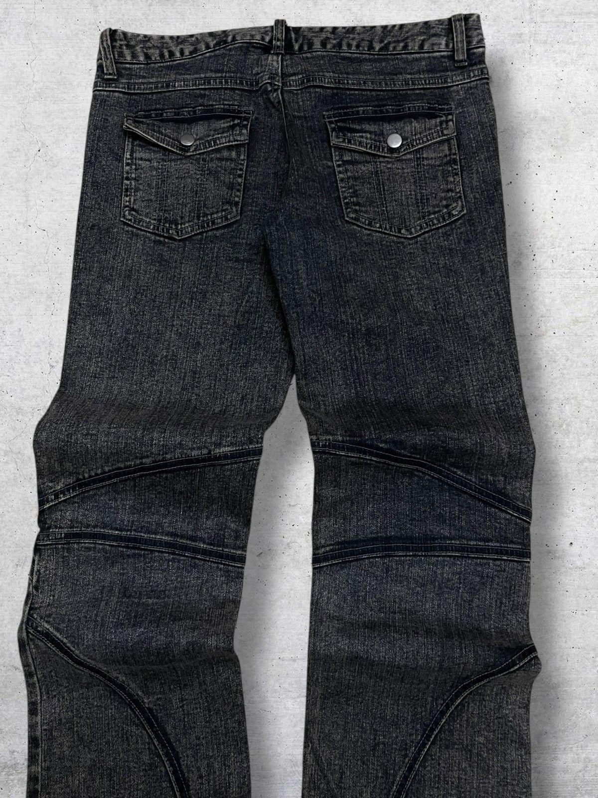 Tornado Mart JAPAN ARCHITECTURAL ADORE GOTHIC FLARE 90S DESIGNER DENIM Size US 30 / EU 46 - 10 Thumbnail