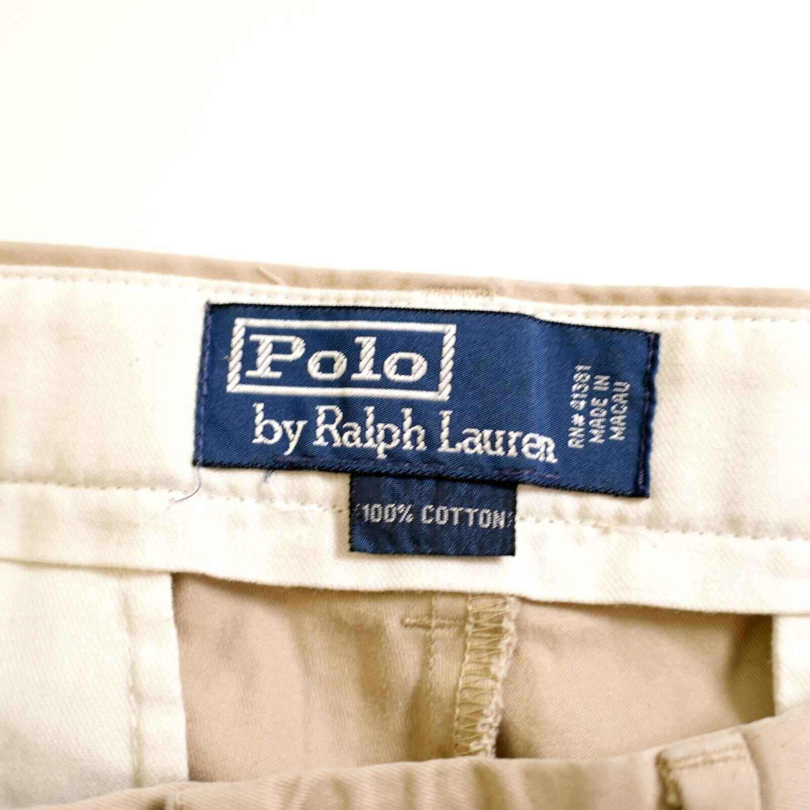 Polo Ralph Lauren Polo Ralph Lauren Chino Pants 31/30 Tan Flat Front Mid Rise Size US 31 - 4 Thumbnail