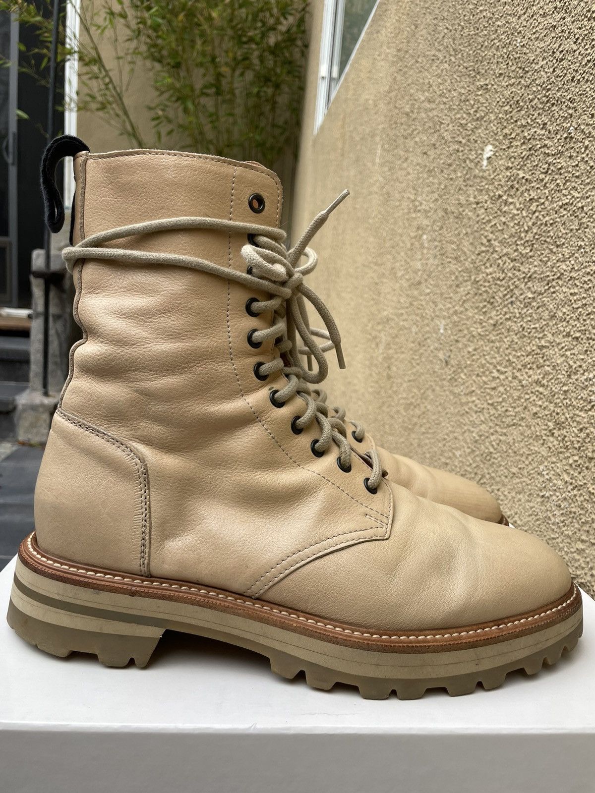 Maison Margiela Combat Boots | Grailed