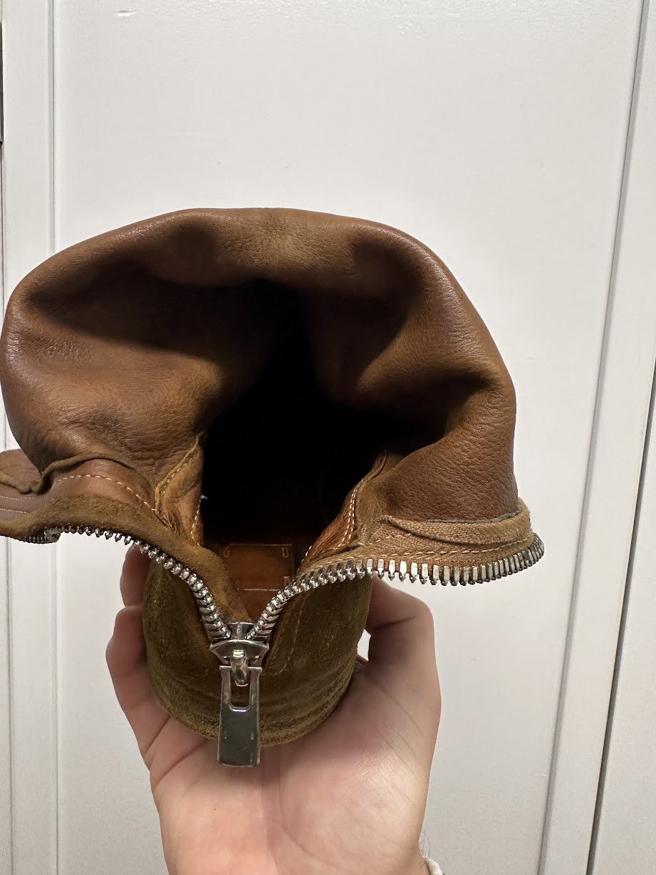 Guidi Collector piece: GUIDI. 987 Reverse bison. Horse lined. Size US 13 / EU 46 - 13 Thumbnail