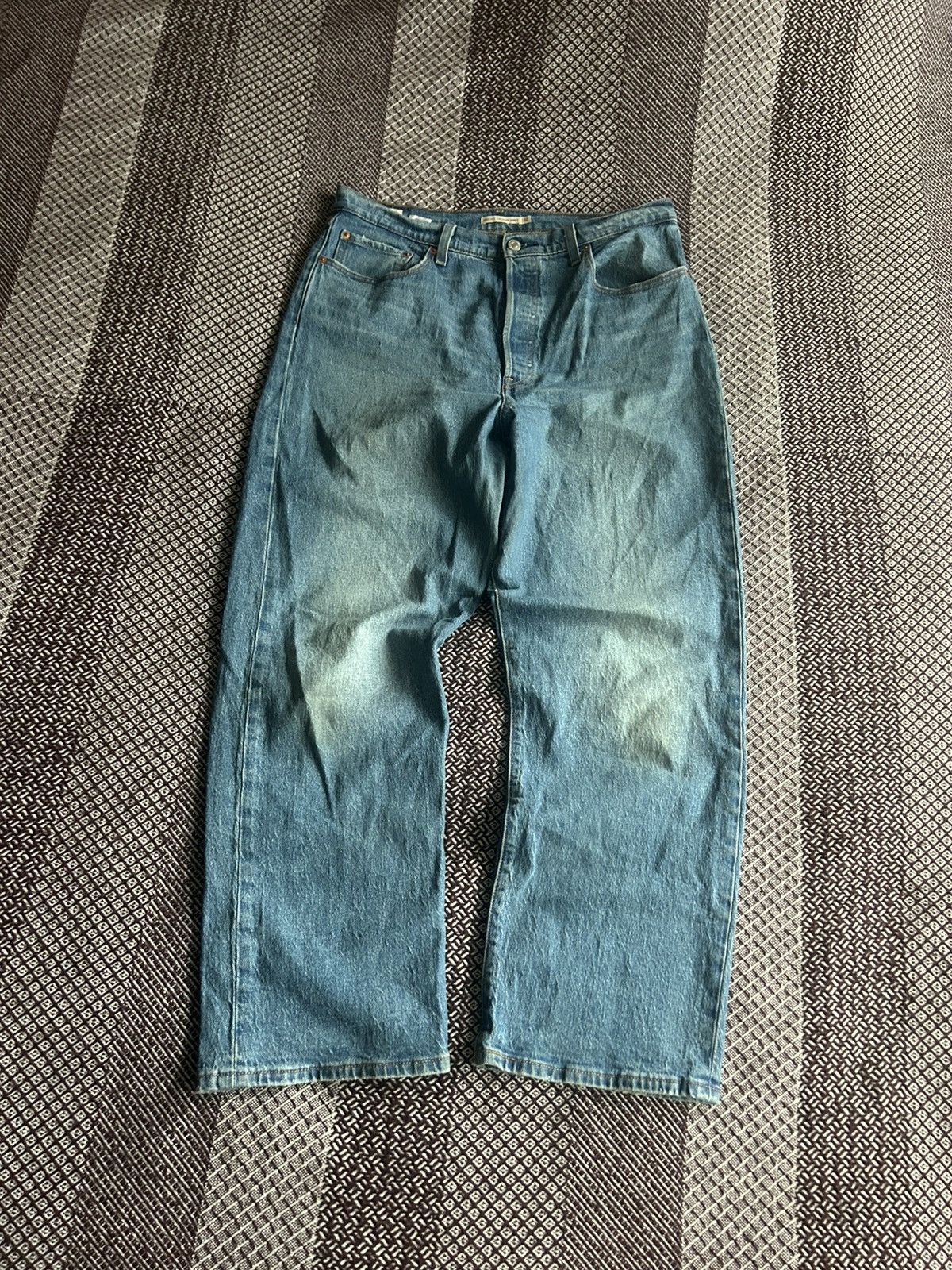 Levi's Levis Premium RibCage Straight Ankle Mud Washed Jeans Sz W32 Size US 32 / EU 48 - 7 Thumbnail