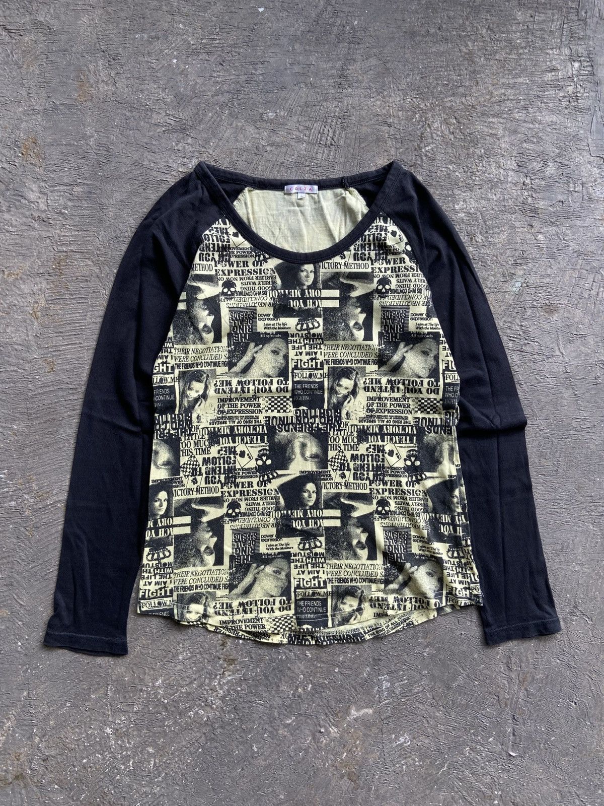 Hysteric Glamour 2000s Colza - Vkei Style Printed Long Sleeve Tee Size L / US 10 / IT 46 - 1 Thumbnail