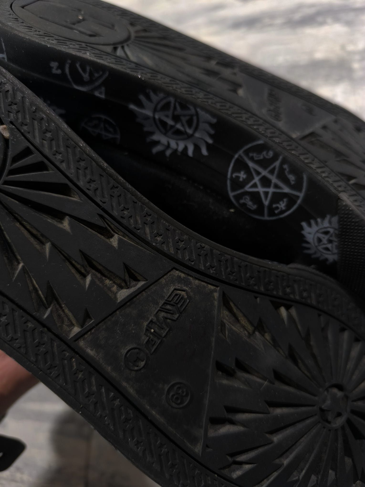 Other supernatural emo sigil sneakers alternative opium swag Size US 9 / IT 39 - 5 Thumbnail