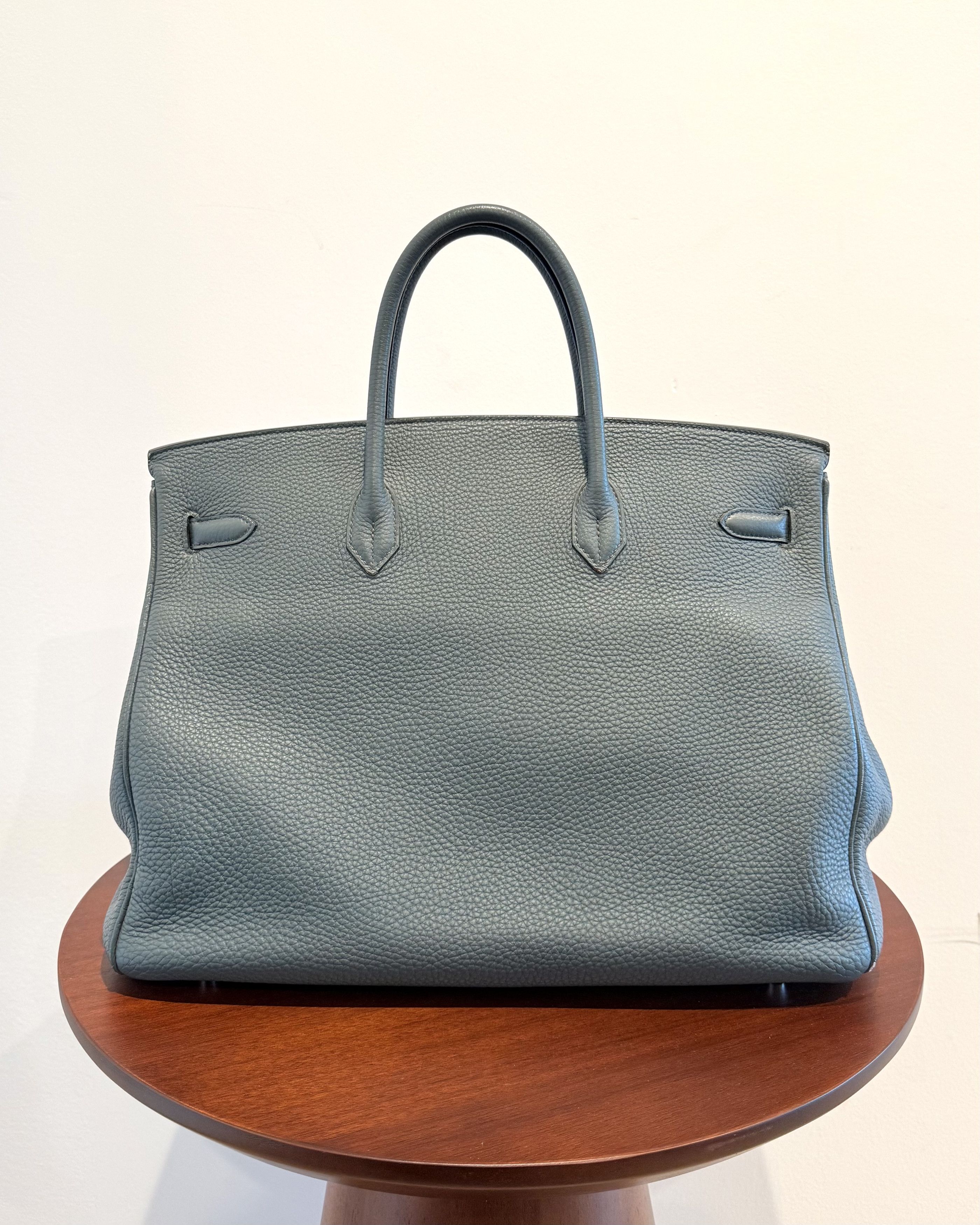 Hermes Hermes Bleu Orage Togo Birkin 40 Size ONE SIZE - 3 Thumbnail