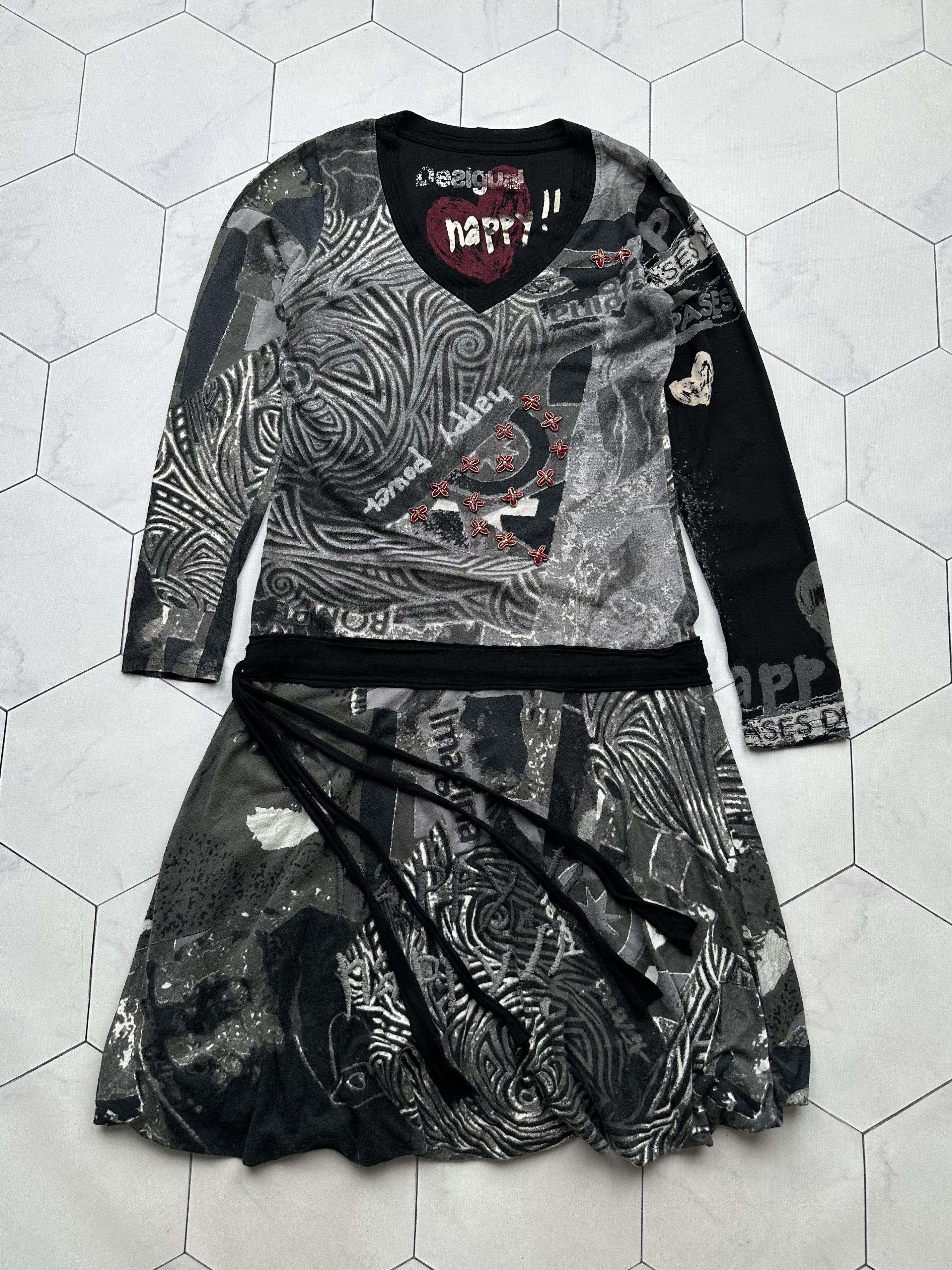 Desigual Desigual Vintage Printed Dress (B160) Size S / US 4 / IT 40 - 1 Thumbnail