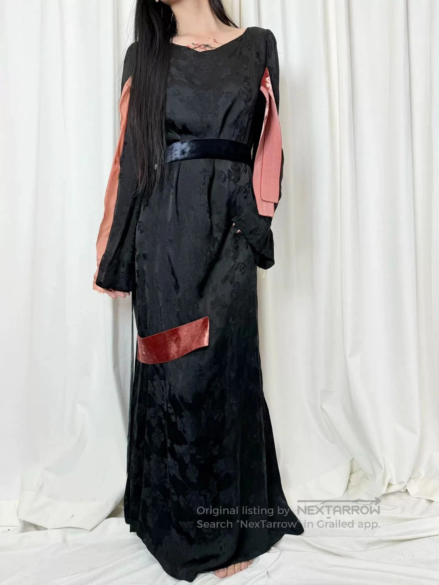Masaki Matsushima Masaki Matsushima Silk Long Dress with Patterns. Size M / US 6-8 / IT 42-44 - 1 Thumbnail