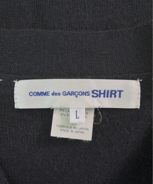 Comme des Garcons SHIRT Sweater cardigan V-neck plain button up acrylic Dark Blue Size US L / EU 52-54 / 3 - 5 Thumbnail