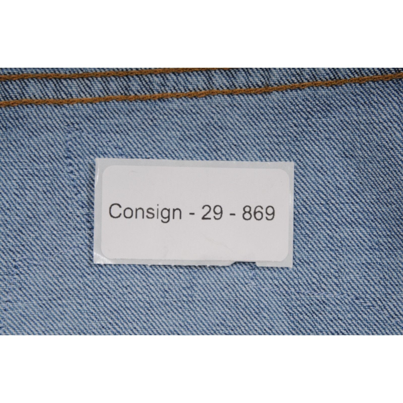 Oro Los Angeles Floral Embroidery Jean Denim Trucker Jacket Shearling Collar Size US L / EU 52-54 / 3 - 10 Thumbnail