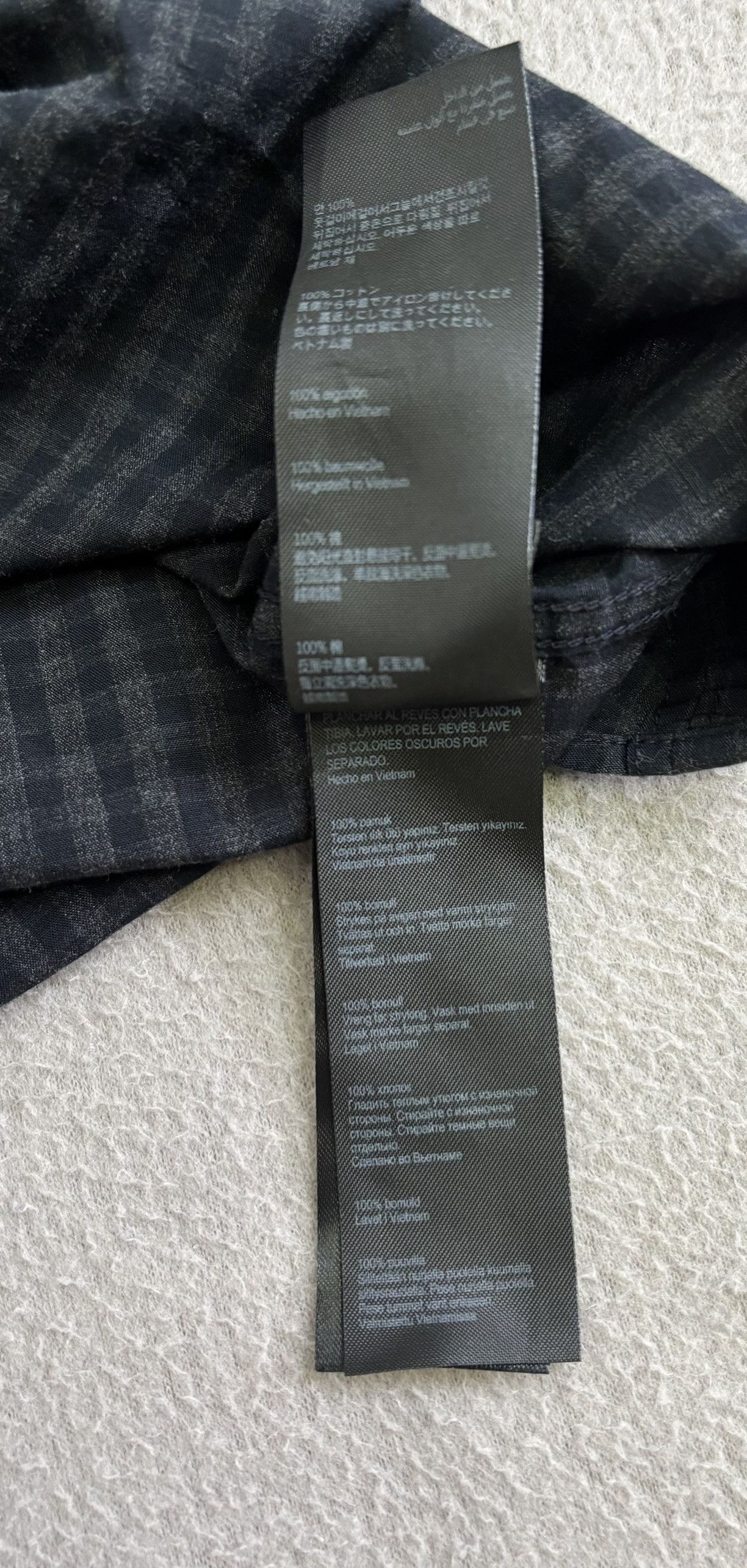 Allsaints Allsaints shirt Black Check size XL Size US XL / EU 56 / 4 - 15 Thumbnail