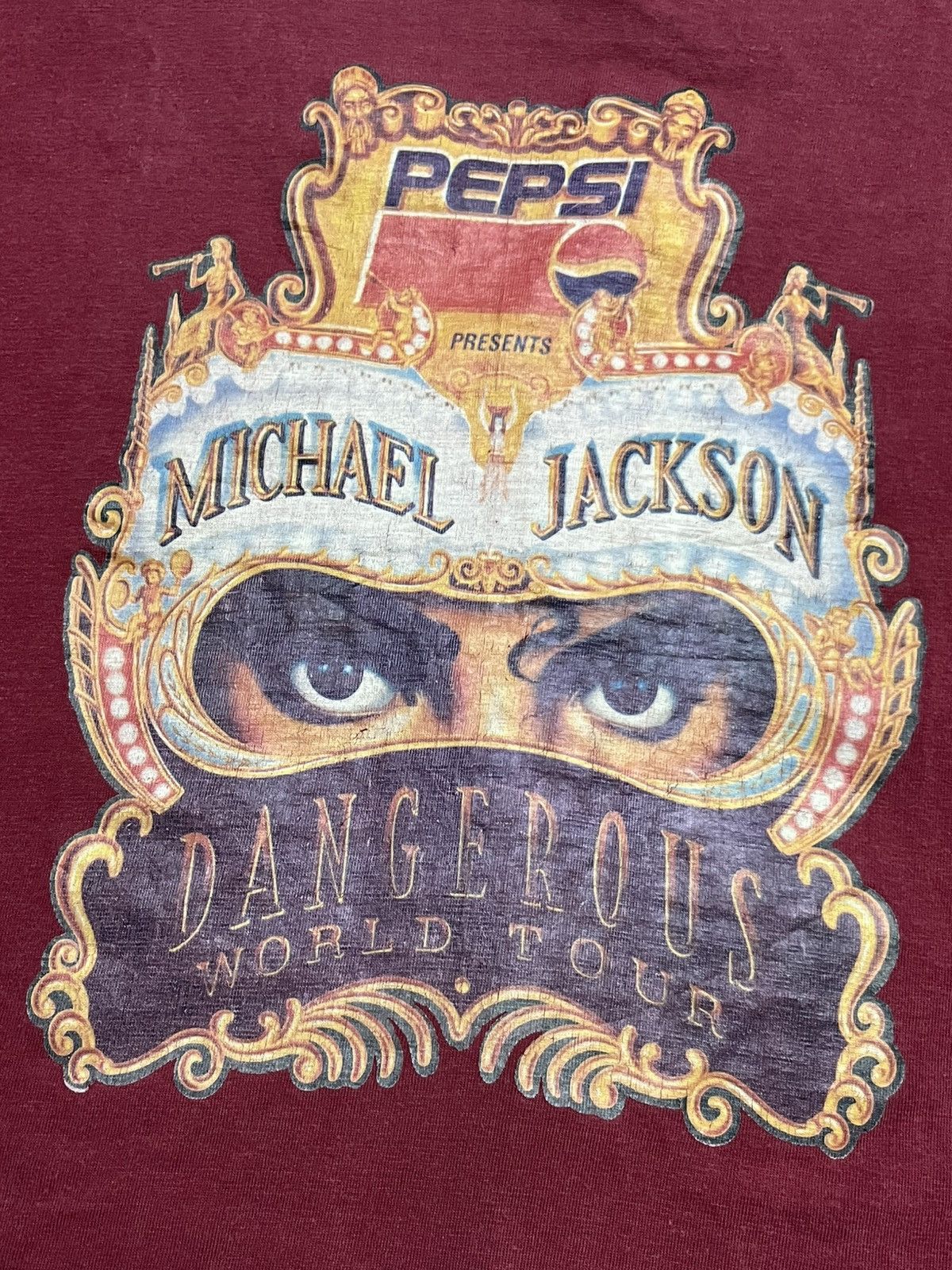 Band Tees Vintage 90s Michael Jackson Pepsi Dangerous Tour Band Tee Size US L / EU 52-54 / 3 - 2 Thumbnail