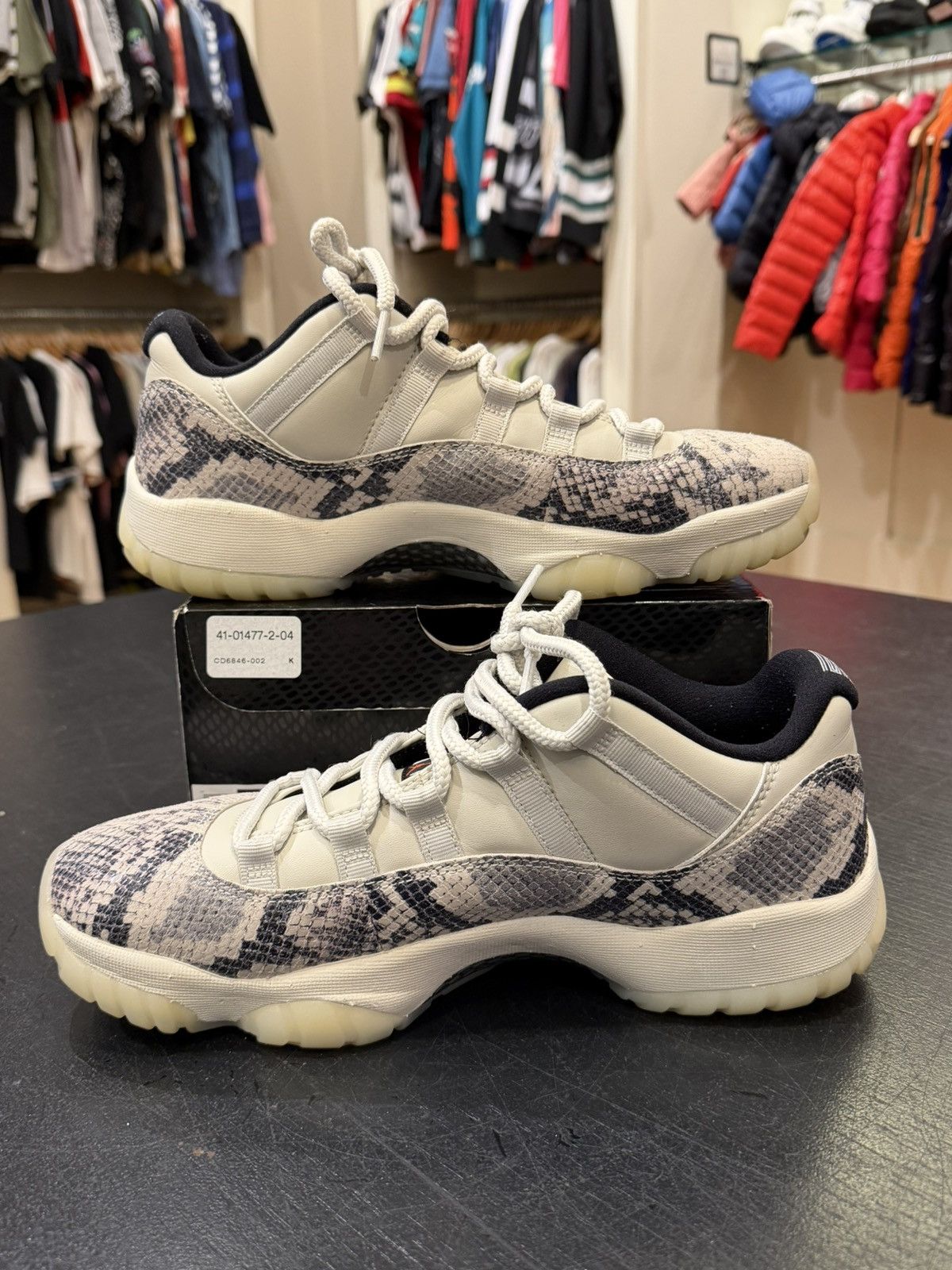 Jordan Brand Jordan 11 Retro Low ‘Snake Light Bone’ Size US 10 / EU 43 - 2 Thumbnail