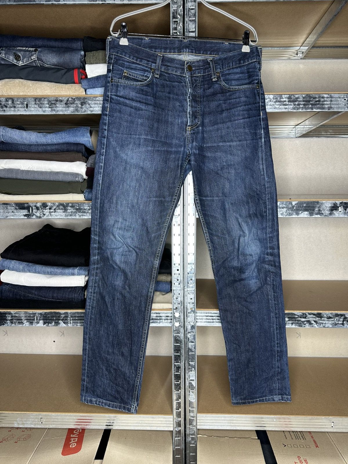 Carhartt Vintage Carhartt WIP Texas Pant Jeans 29x32 Denim Pants Size US 29 - 1 Thumbnail