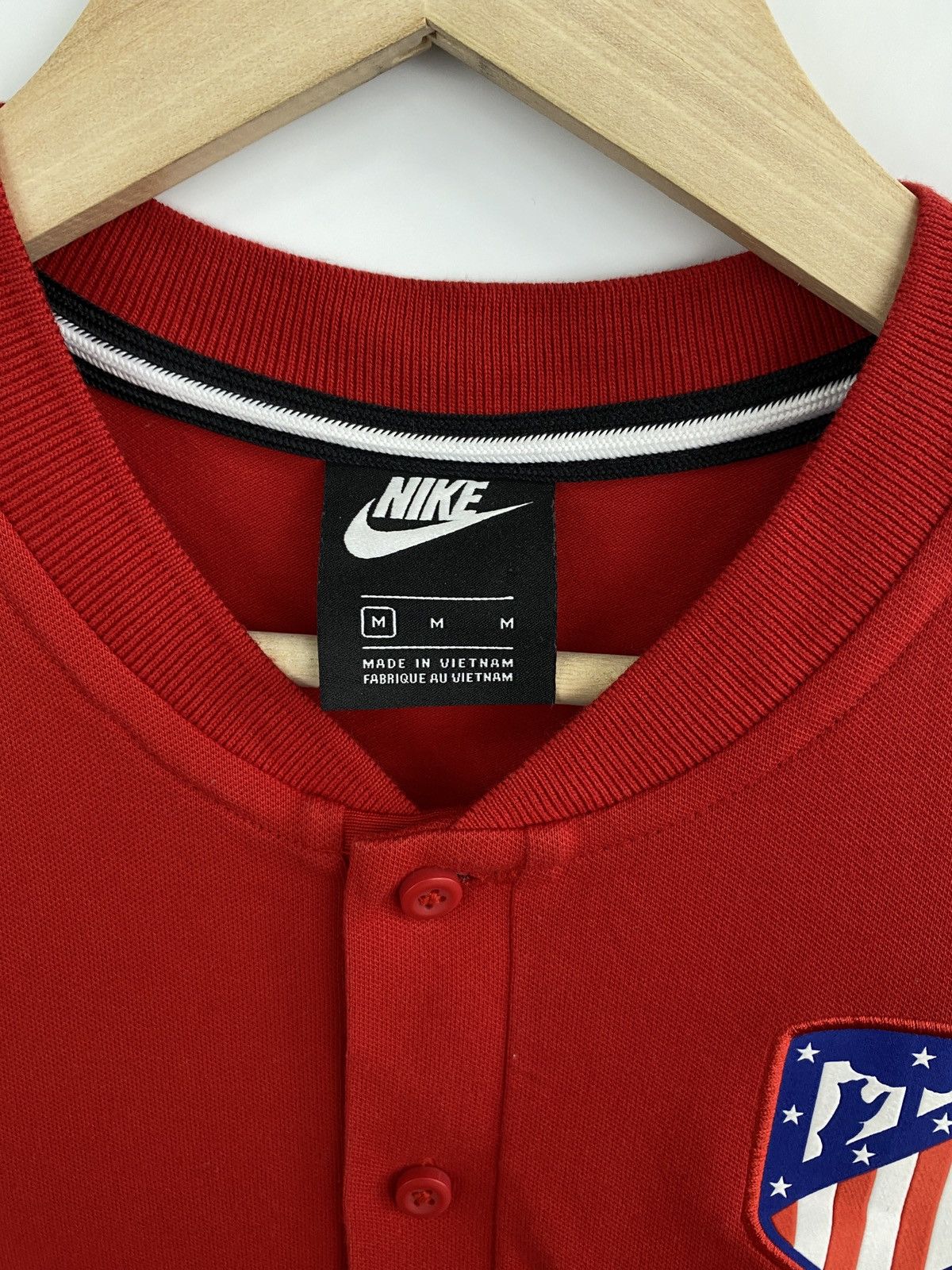 Nike Atletico Madrid Nike Polo T-Shirt Jersey Rare Retro Hype Y2K Size US M / EU 48-50 / 2 - 5 Thumbnail
