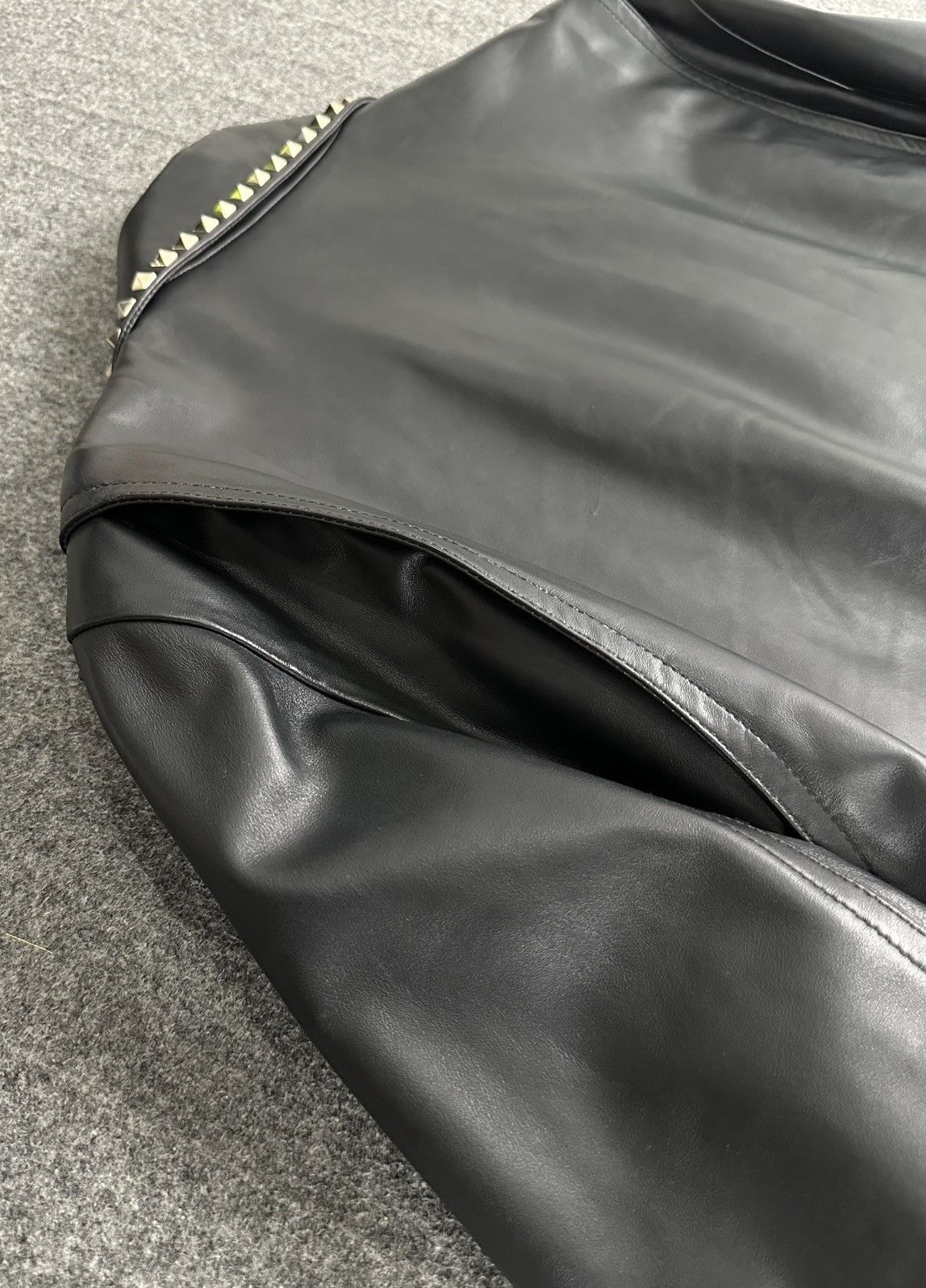 Valentino Valentino - Rockstud Biker Leather Jacket - Embellished Size US L / EU 52-54 / 3 - 10 Thumbnail