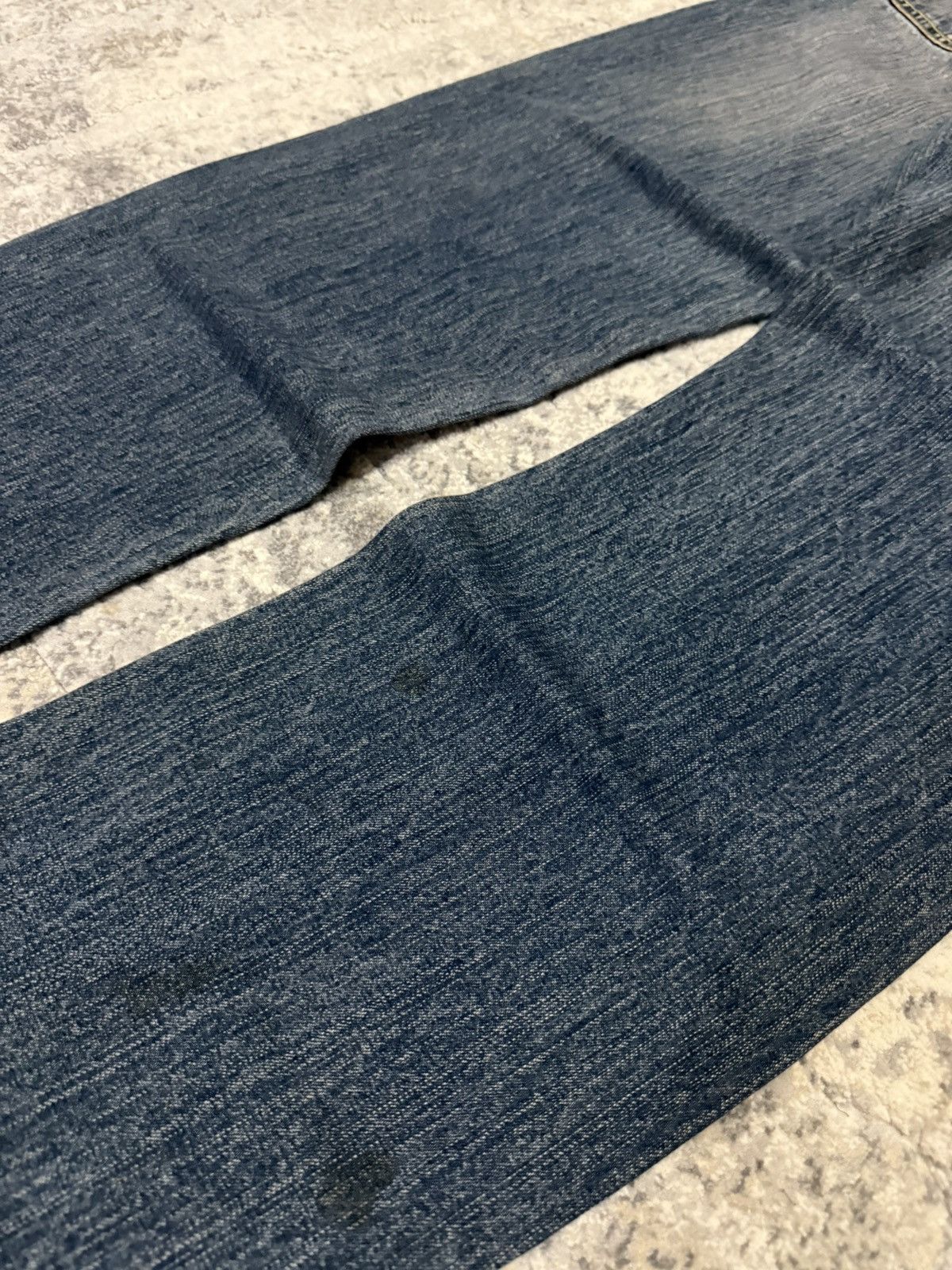 Japanese Brand Amore puro Artisanal Studded Distressed Baggy Jeans Size US 32 / EU 48 - 21 Thumbnail