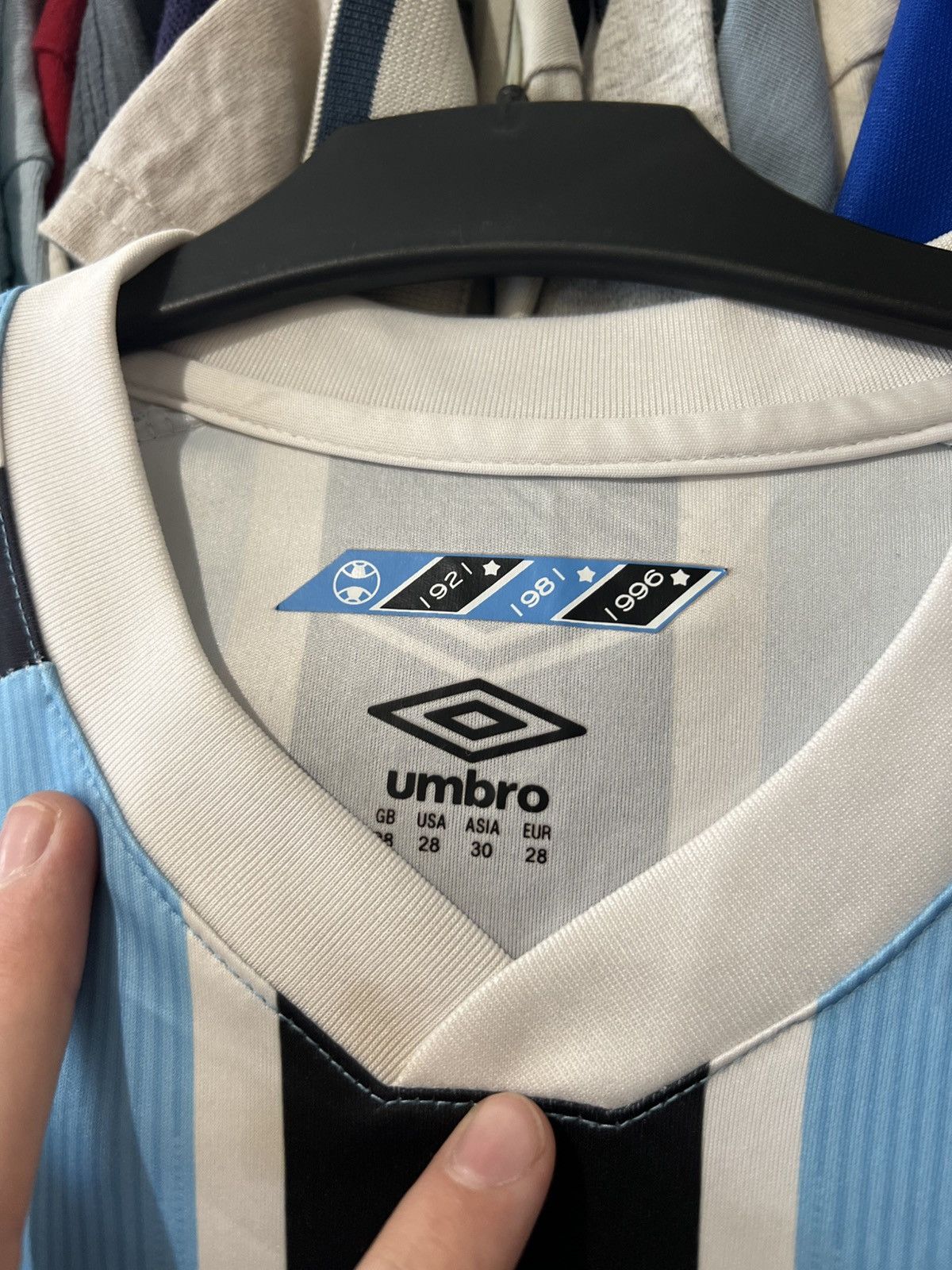 Umbro 2021 BLOKE-CORE UMBRO GREMIO MEMORABILIA HOME FOOTBALL SHIRT Size US S / EU 44-46 / 1 - 11 Thumbnail