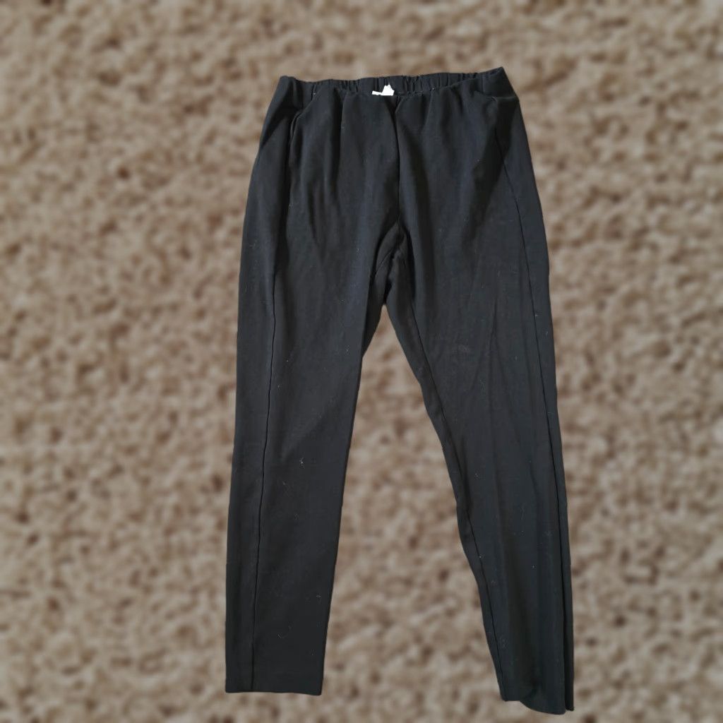 J. Jill J. Jill Pants Womens Medium Black Ponte Legging Elastic Waist Stretch Casual Skinny Ankle Pants Womens M Black Ponte 27in Inseam Size 32" / US 10 / IT 46 - 1 Thumbnail