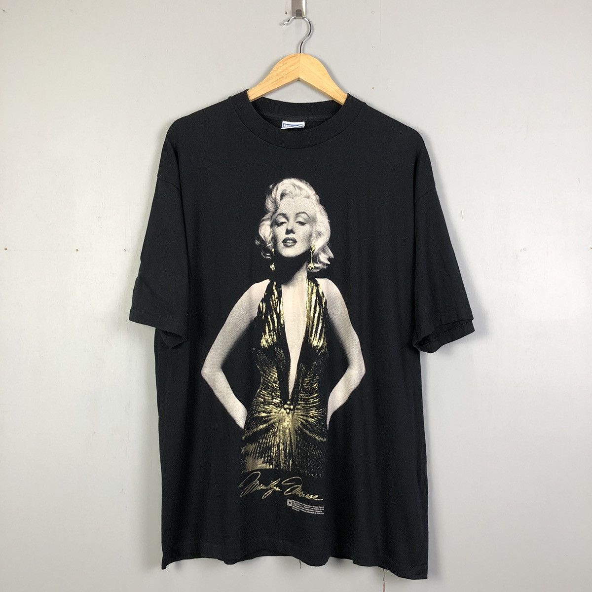 Vintage 🔥Rare🔥 Vintage 90s Marilyn Monreo Promo Tshirt Size US XL / EU 56 / 4 - 1 Thumbnail