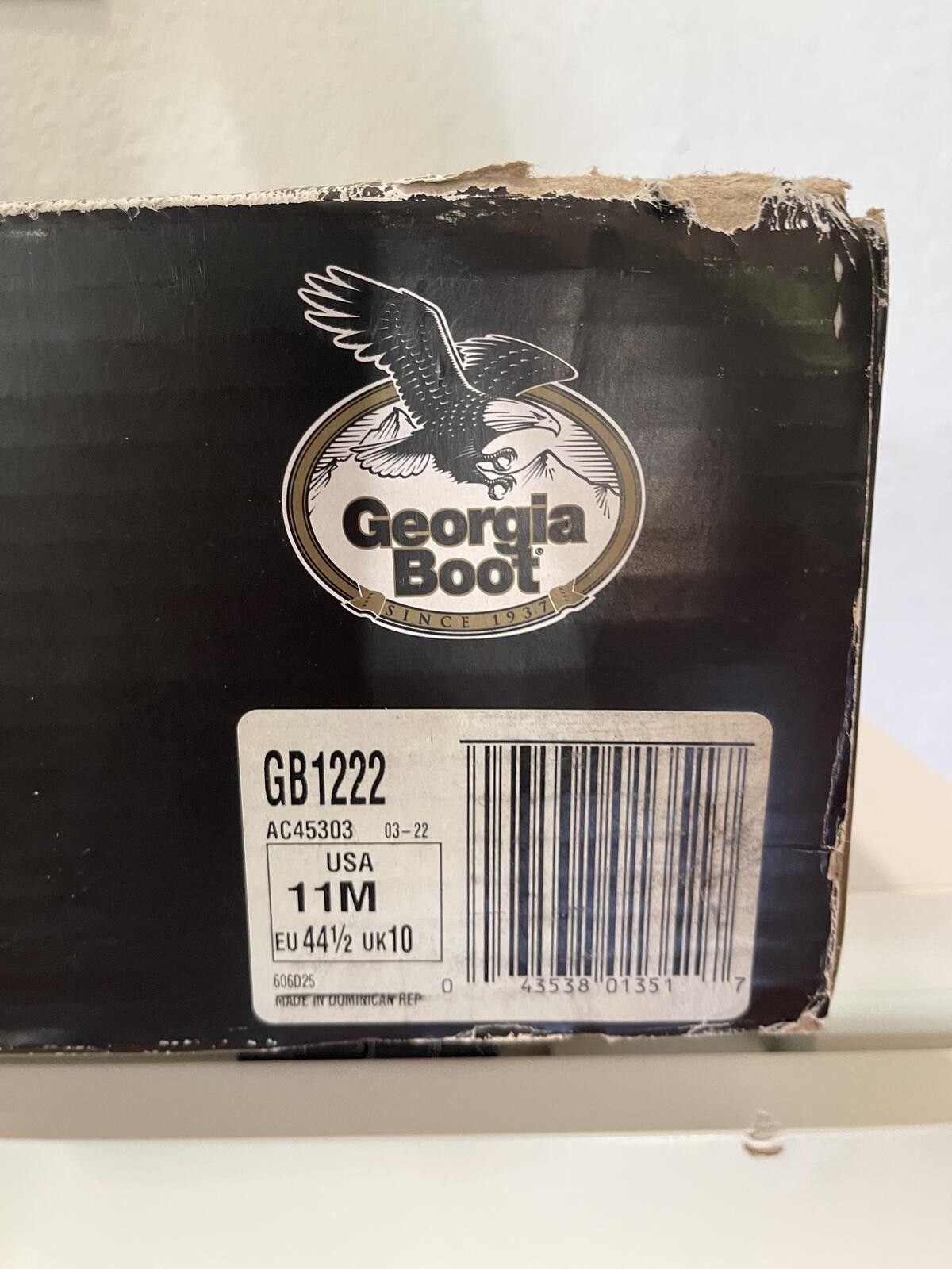 Other Georgia Boot Men's Tan Leather Work Boots Size US 9 / EU 42 - 9 Thumbnail