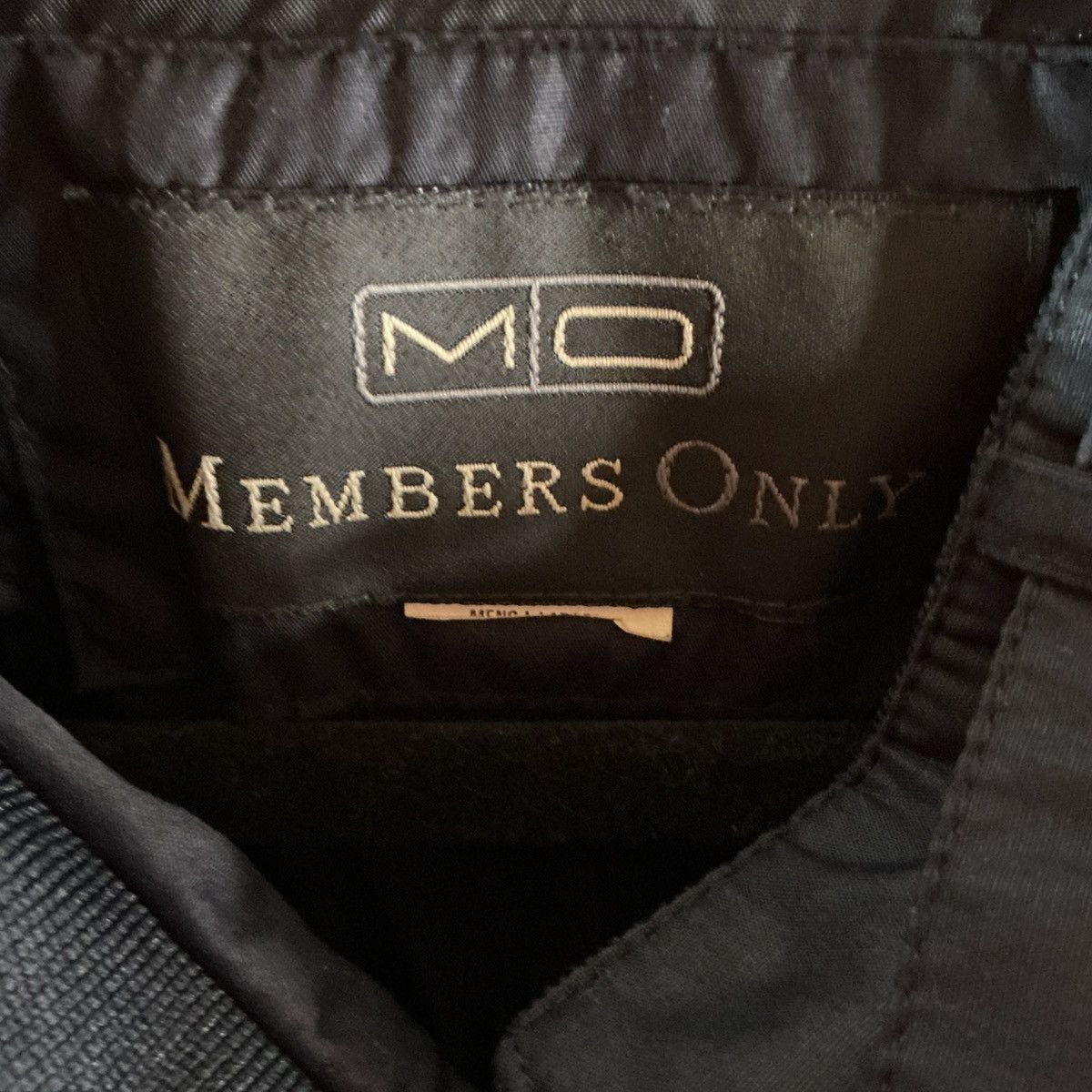 Members Only Members Only Black Men’s Large Zip Bomber Jacket Size US L / EU 52-54 / 3 - 3 Thumbnail