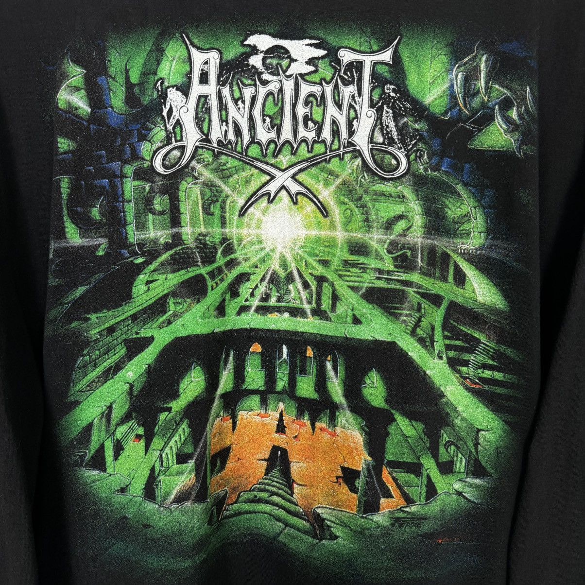 Band Tees Vintage 1999 Ancient Halls of Eternity Metal LS T Shirt Size US XL / EU 56 / 4 - 4 Thumbnail