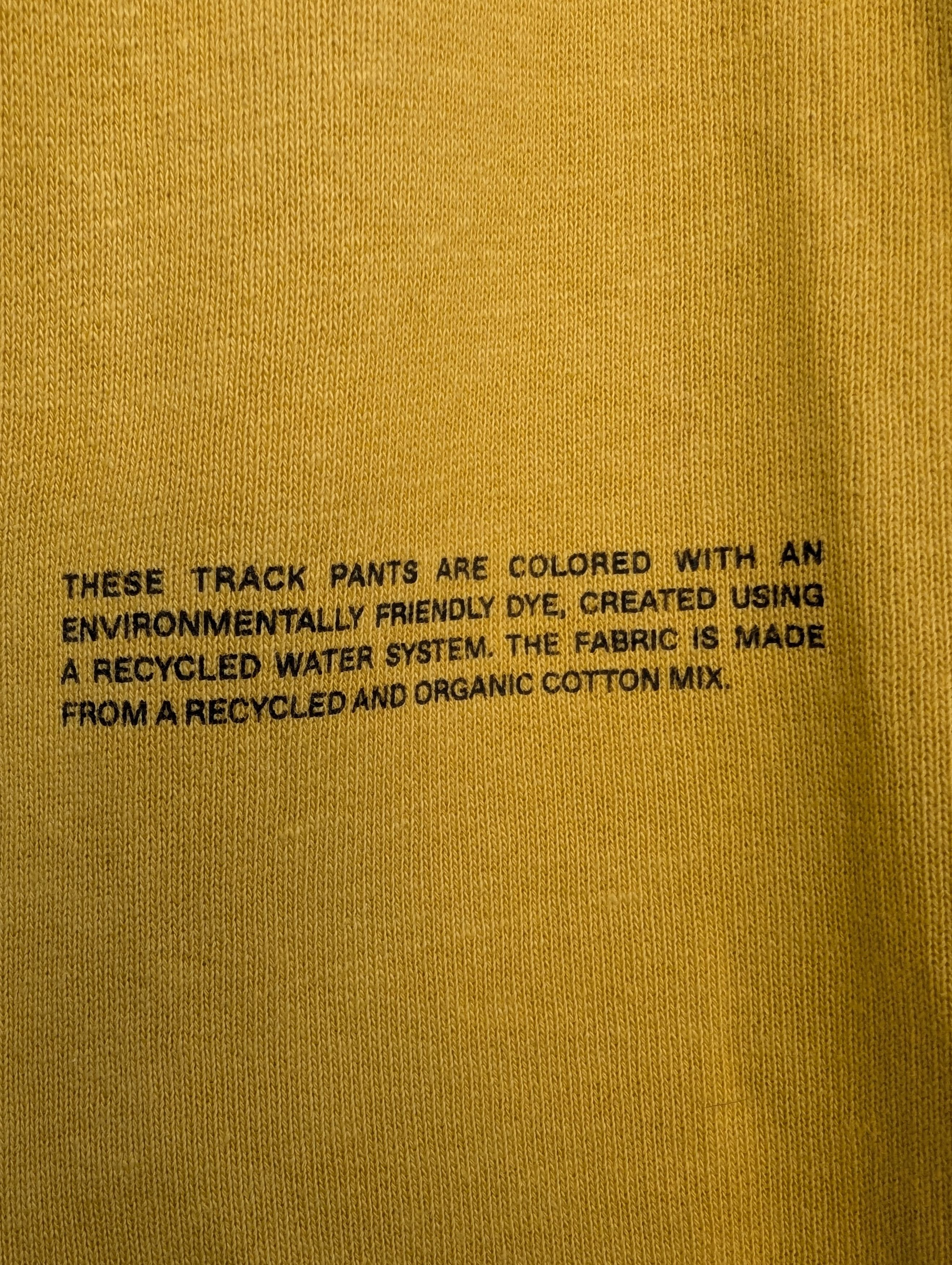 Pangaia Pangaia Light Weight Track Pants "Spicy Mustard" Size US 30 / EU 46 - 3 Thumbnail