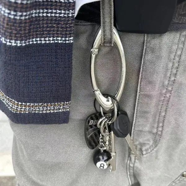 Other Y2k Silver Keychain Essential Icon Carabiner Size ONE SIZE - 6 Thumbnail