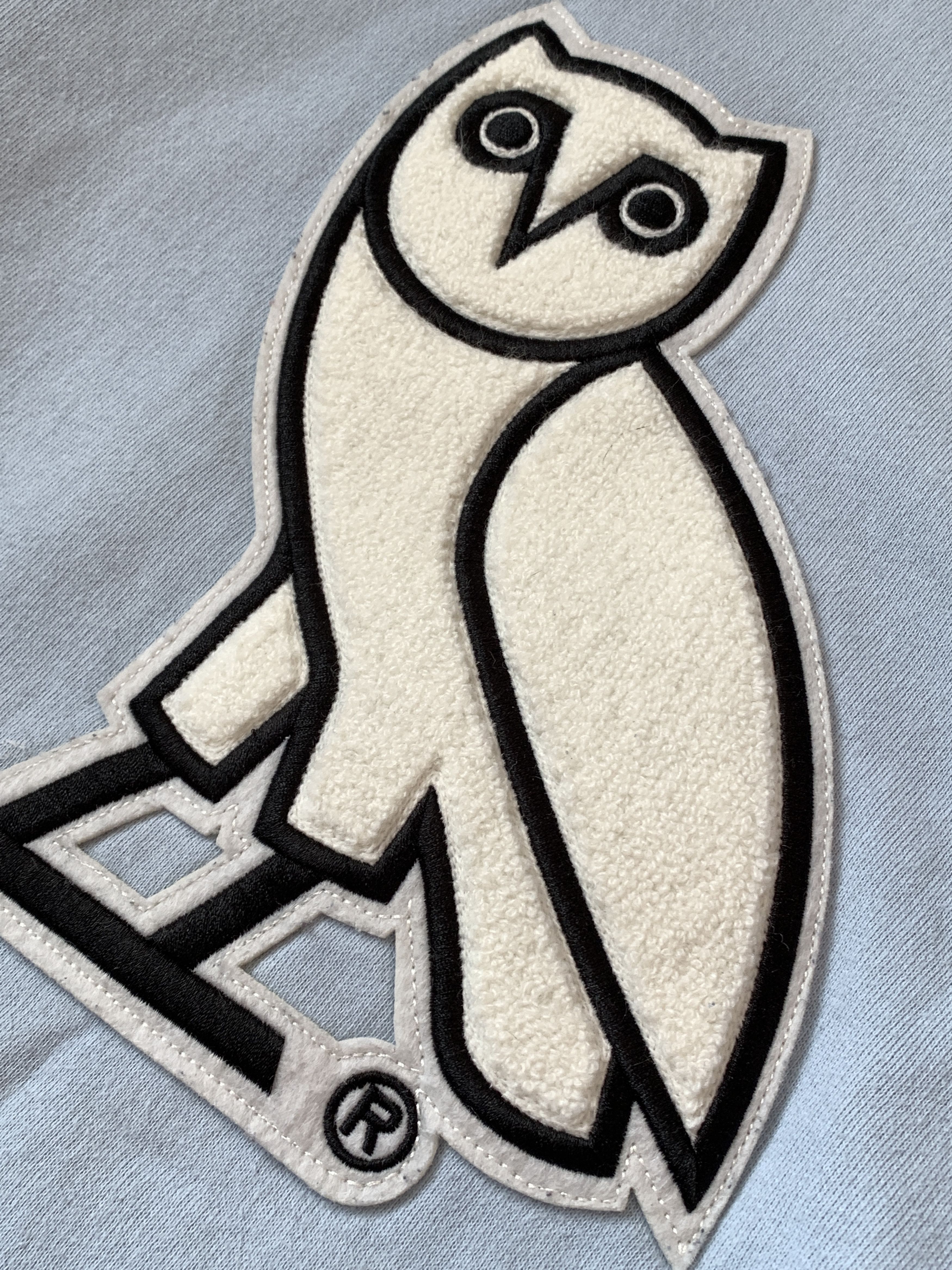Drake OVO Chenille Womens Hoodie Sky Blue Size M / US 6-8 / IT 42-44 - 4 Thumbnail