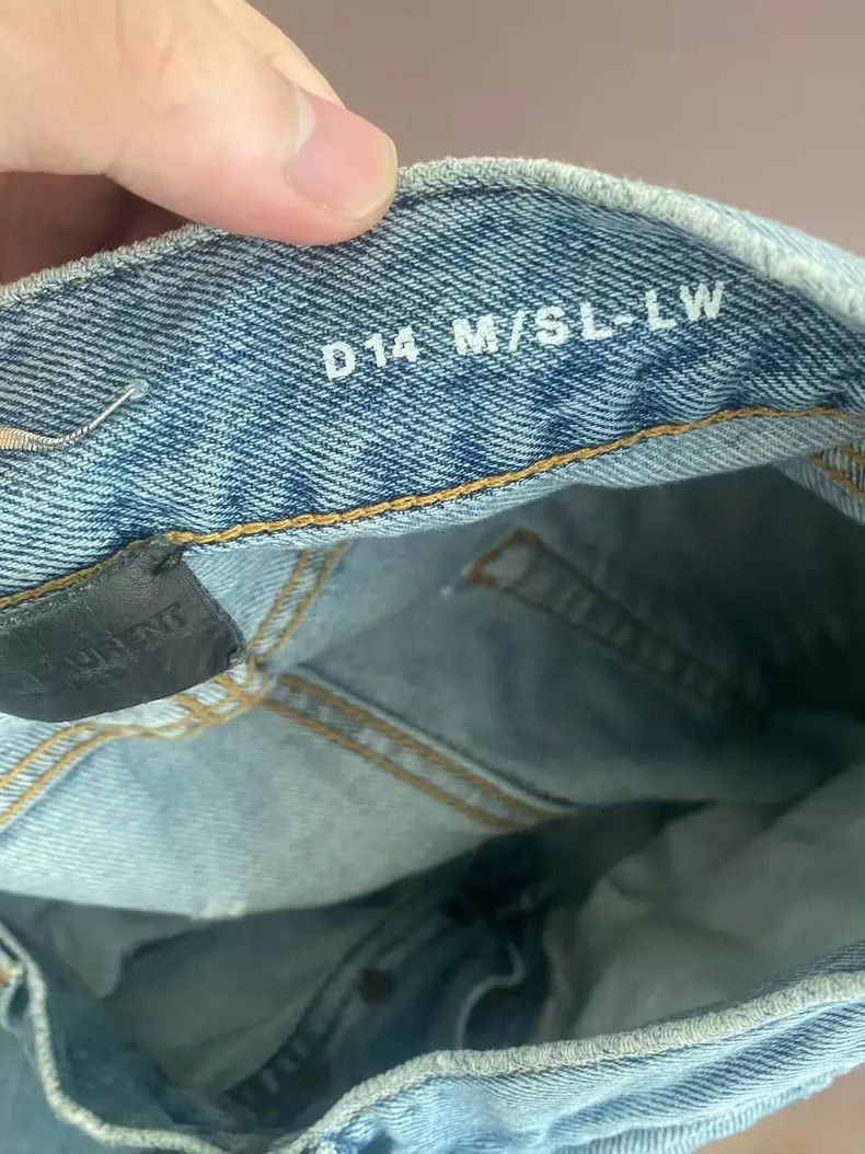 Saint Laurent Paris saint laurent blue distressed ripped jeans Size US 28 / EU 44 - 3 Thumbnail
