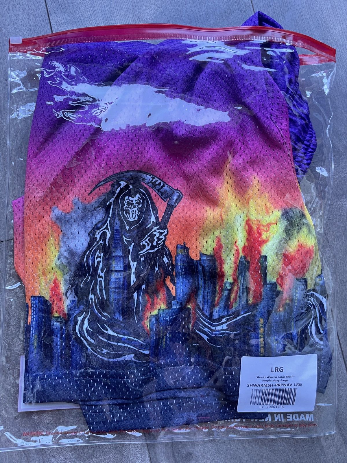 Eric Emanuel × Warren Lotas New L Lotas Eric Emanuel reaper NYC burn skyline shorts Size US 34 / EU 50 - 1 Thumbnail