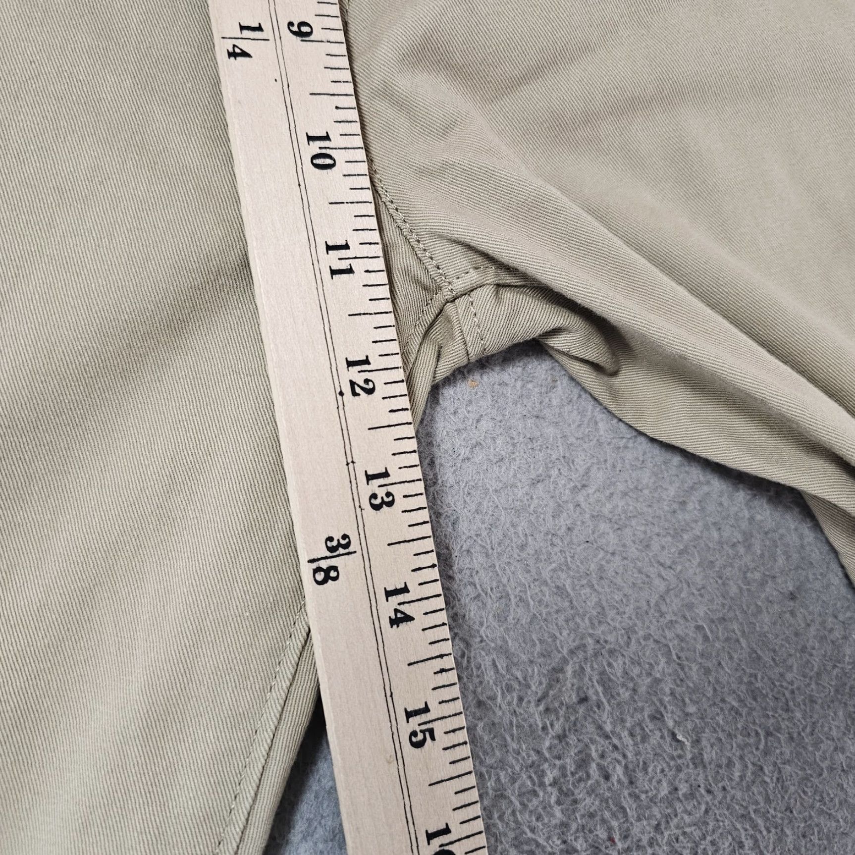 Levi's Levi's Pants Mens 32x31 Khaki Stretch Chino Elastic Cuffs Flat Front Pockets Casual Vintage No 32x34 Waist 32 Inseam 31 Mens Size US 32 / EU 48 - 4 Thumbnail