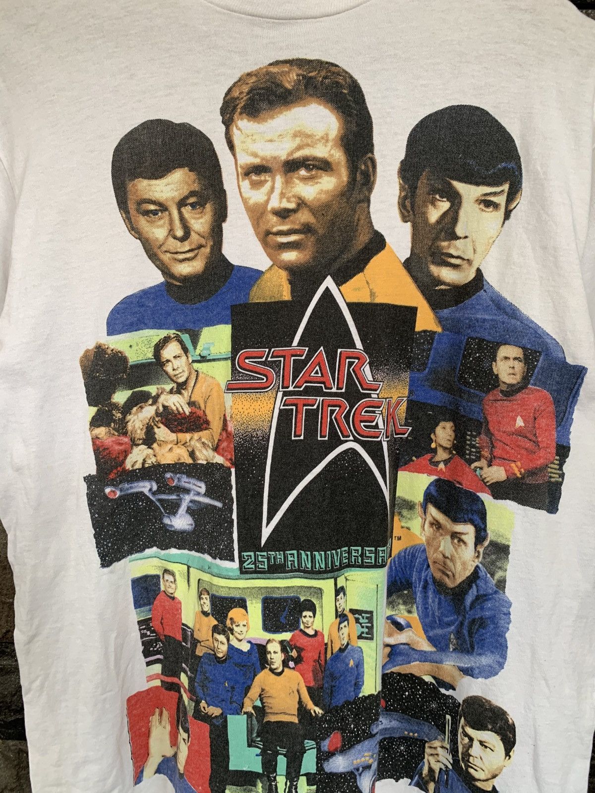 Vintage Vintage 90s Star Trek Paramount Pictures Movie T shirt Size US M / EU 48-50 / 2 - 2 Thumbnail