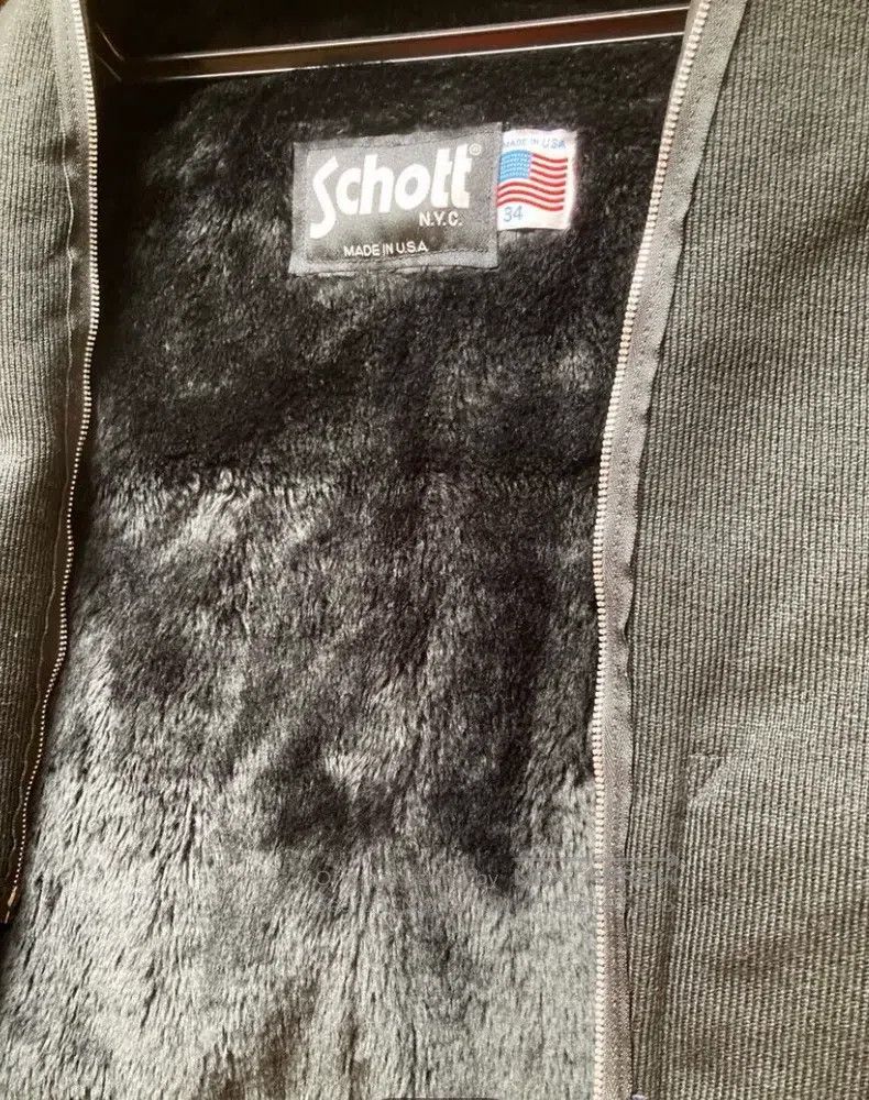 Schott Schott Straight lapel leather jacket Size US XXS / EU 40 - 5 Thumbnail