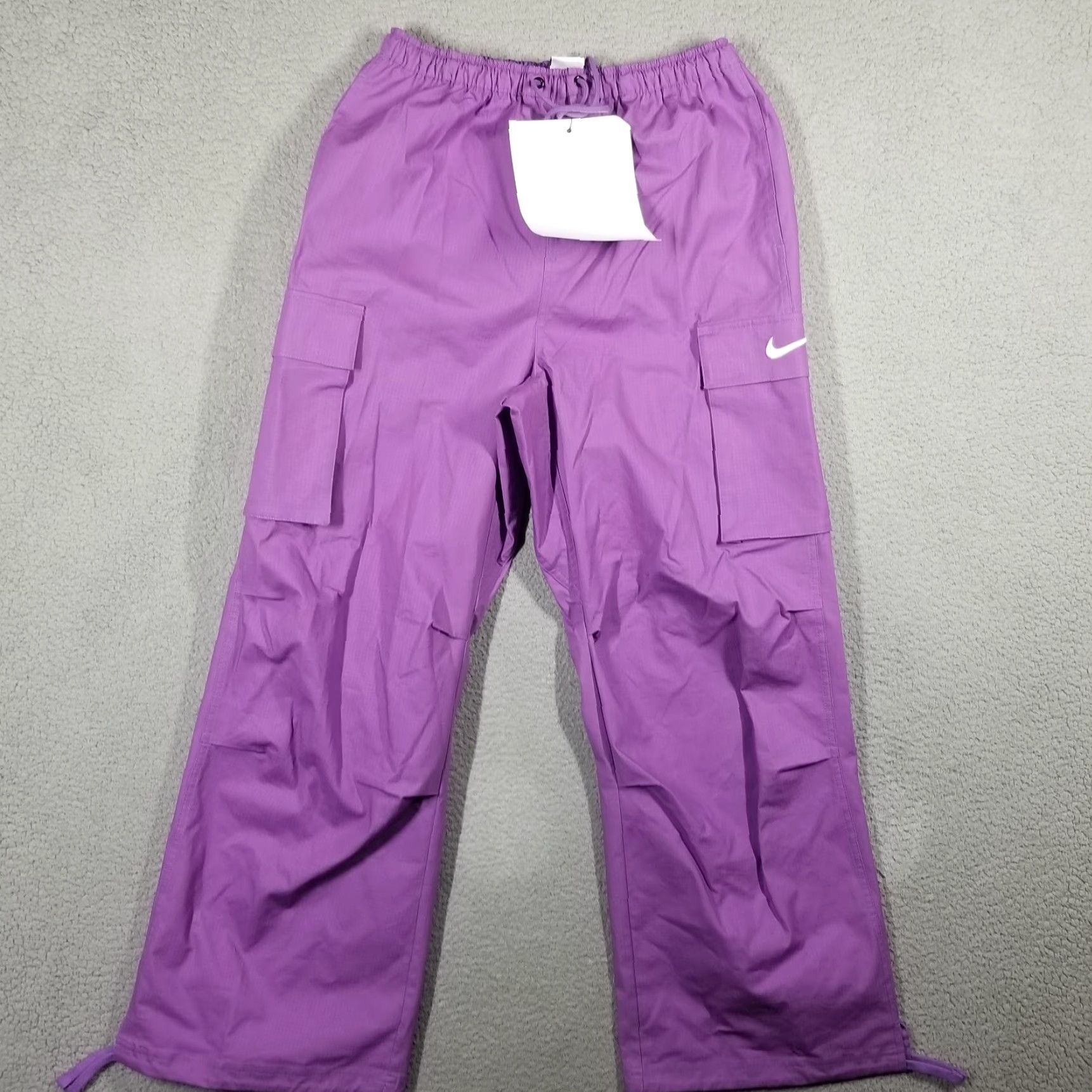 Nike Nike Cargo Pants 30X30 Purple Unisex Adults Regular Wide-Leg Cargo Style 90s Hip Hop Color Sample FV7520-521 Size US 30 / EU 46 - 2 Thumbnail