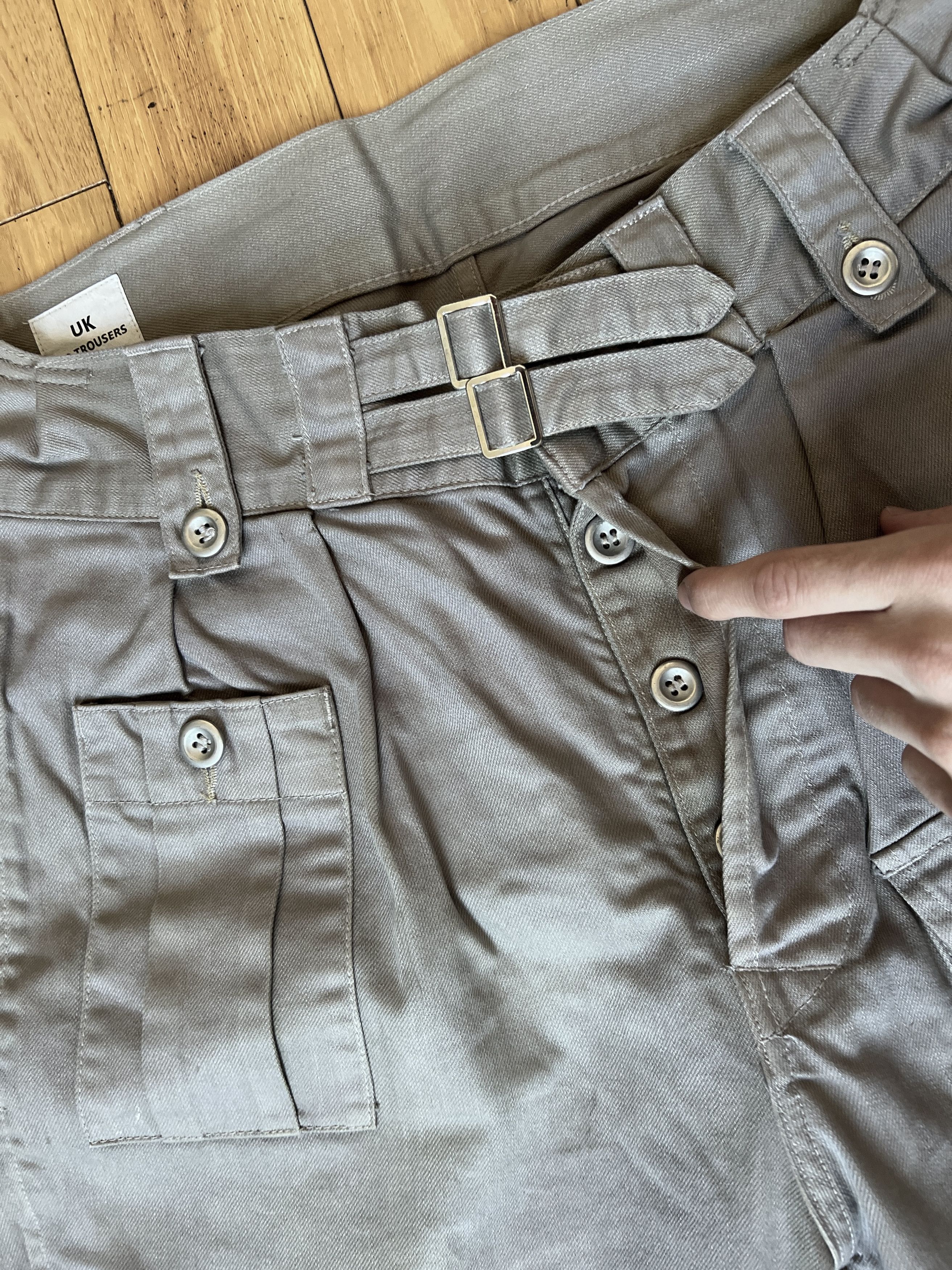 Other Vintage UK Military Trousers Heavily Faded Sz 32-33 Size US 32 / EU 48 - 2 Thumbnail