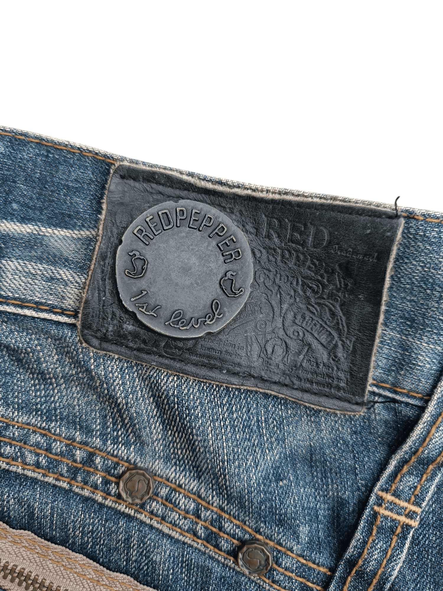 Japanese Brand × Seditionaries × Vintage FLARED💥ARMY OF NO WHISKERS STUD SEDITIONARIES DENIM Size US 32 / EU 48 - 19 Thumbnail