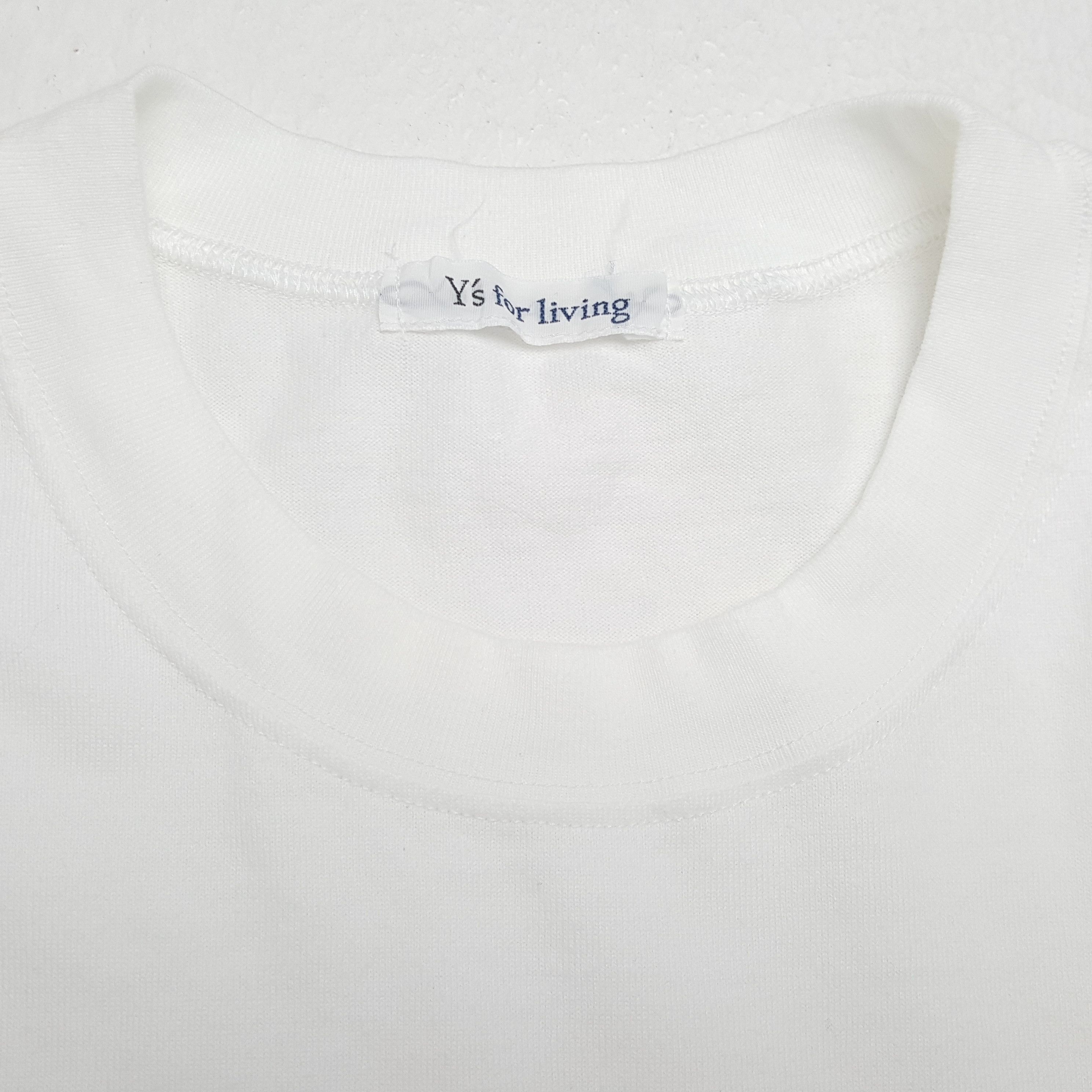 Vintage × Y's × Yohji Yamamoto Y's For Living by YOHJI YAMAMOTO Japanese Designer Tshirt Size US M / EU 48-50 / 2 - 7 Thumbnail