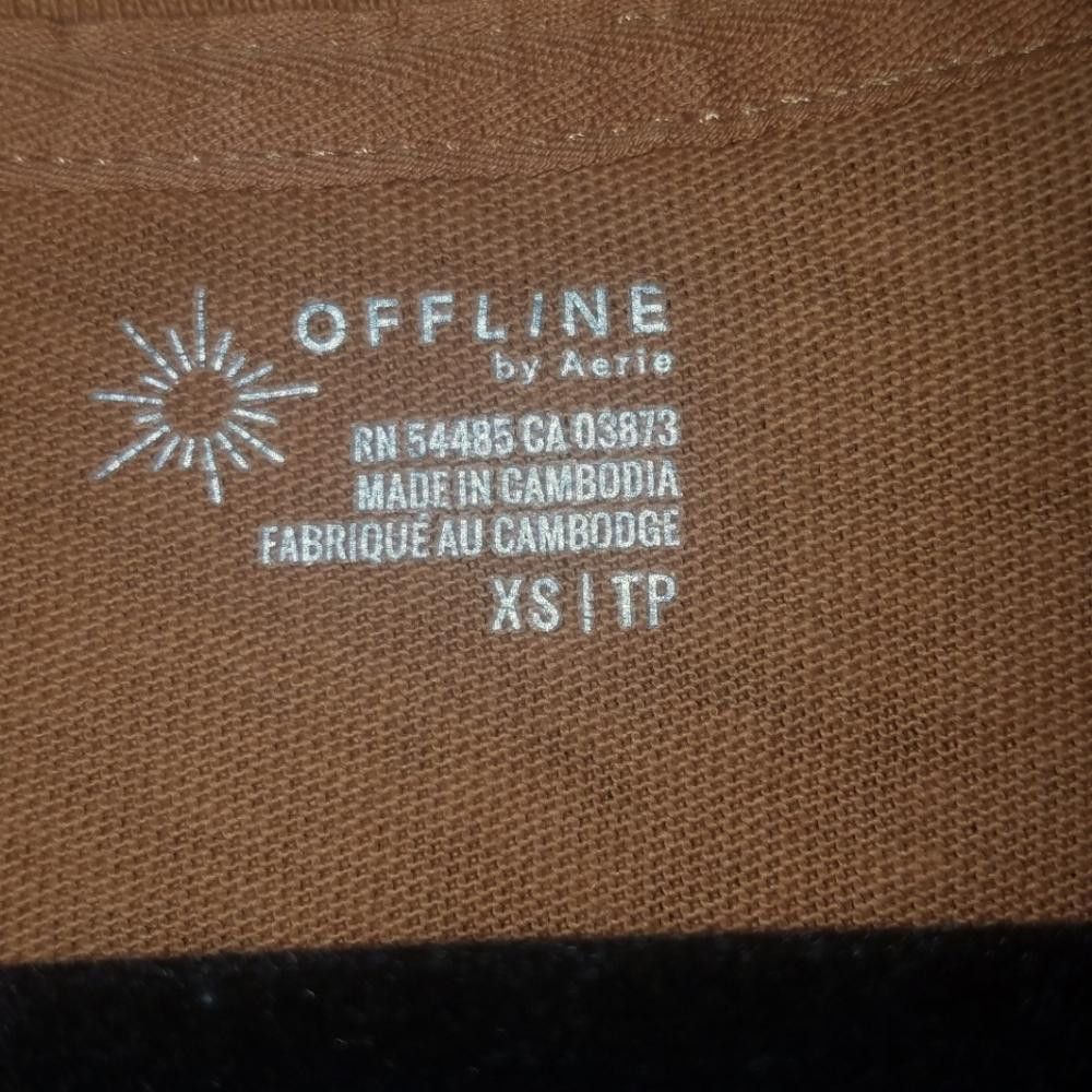 Designer NWT Aerie Offline T Shirt Size XS Size XS / US 0-2 / IT 36-38 - 2 Thumbnail