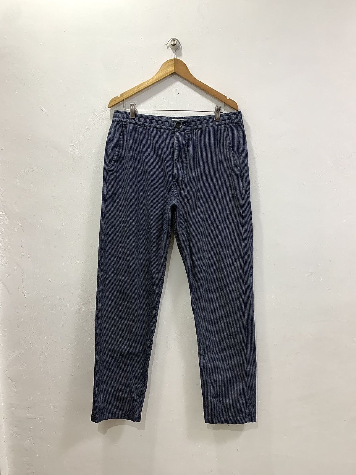 Oliver Spencer OLIVER SPENCER DRAWSTRING- STRIPED TROUSERS Size US 33 - 1 Thumbnail