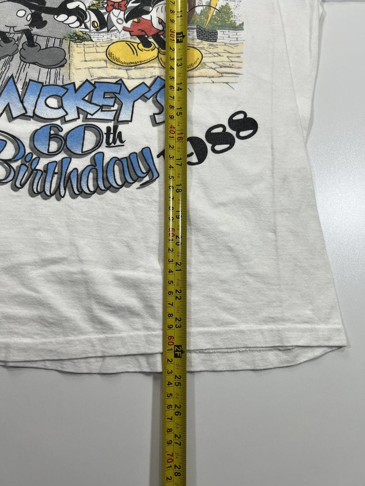Other Vintage Mickey Mouse 60th Birthday 1988 T-Shirt Medium Size ONE SIZE - 5 Thumbnail