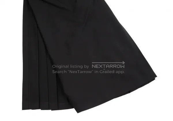 Comme des Garcons Comme Des Garcons size F Black Vintage Pleated Design Half Size 22" - 7 Thumbnail