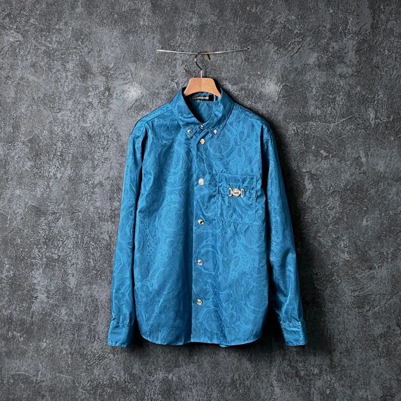 Versace VERSACE Button-Down Collar Jacket Size US L / EU 52-54 / 3 - 1 Thumbnail