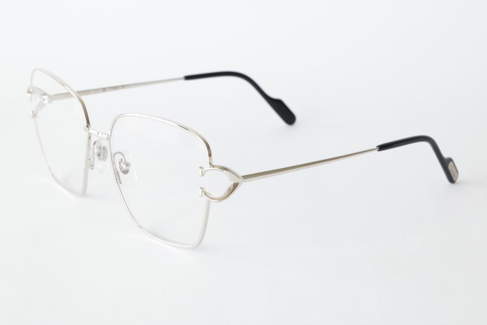 Cartier New Cartier eyewear optical eyeglasses CT0486O 002 silver Size ONE SIZE - 1 Thumbnail