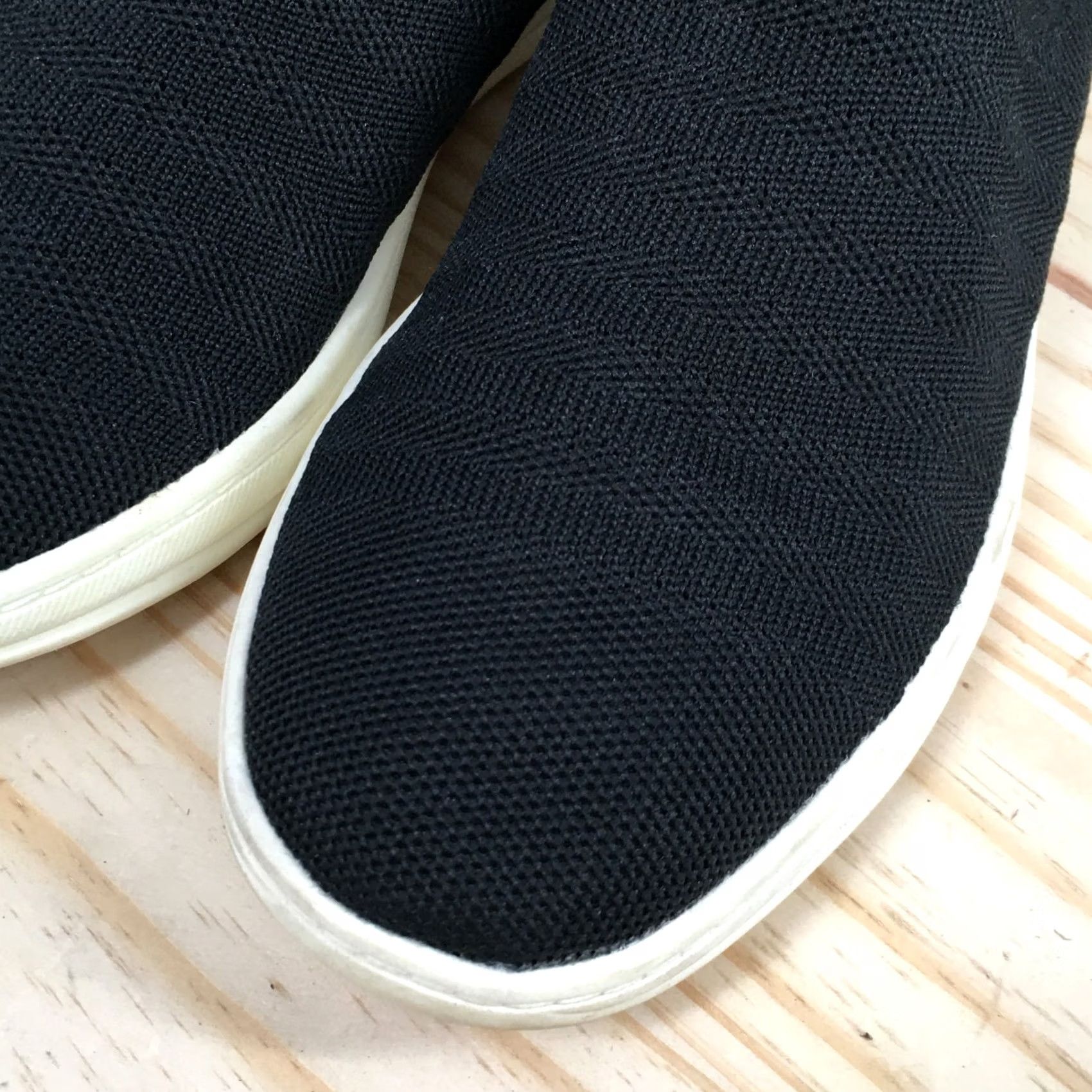 Vintage LifeStride Shoes Womens 7.5 M Energy Knit Slip-On Sneakers Black Fabric Low Top Size M / US 6-8 / IT 42-44 - 6 Thumbnail