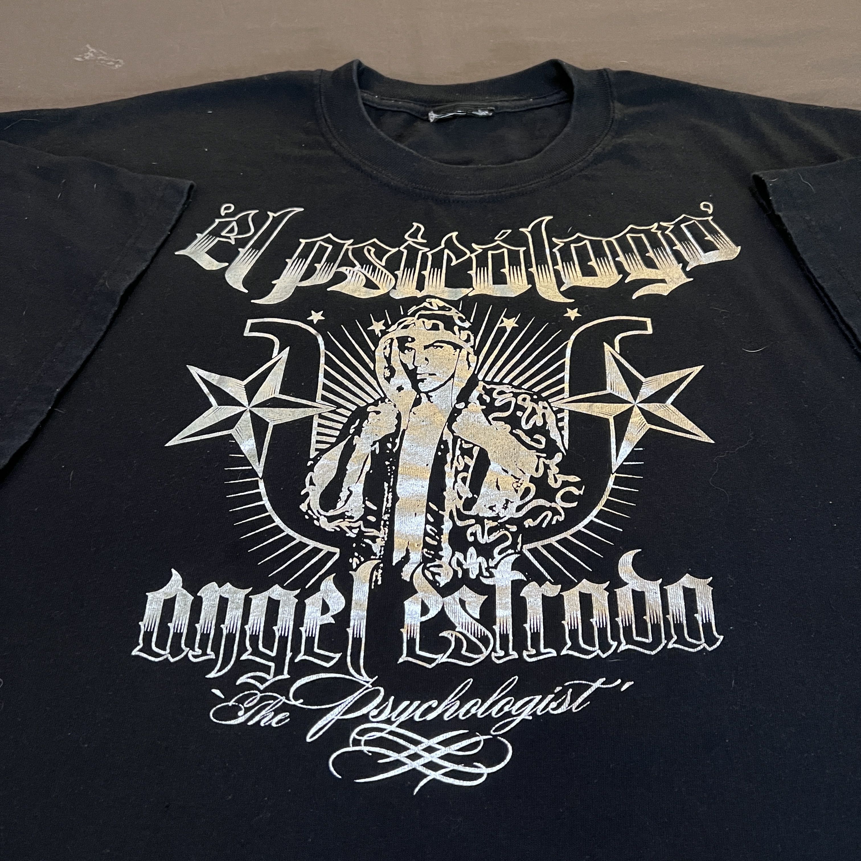 Rap Tees × Vintage Vintage Y2K Angel Estrada Promo Tee 2XL Boxing Size US XXL / EU 58 / 5 - 1 Thumbnail