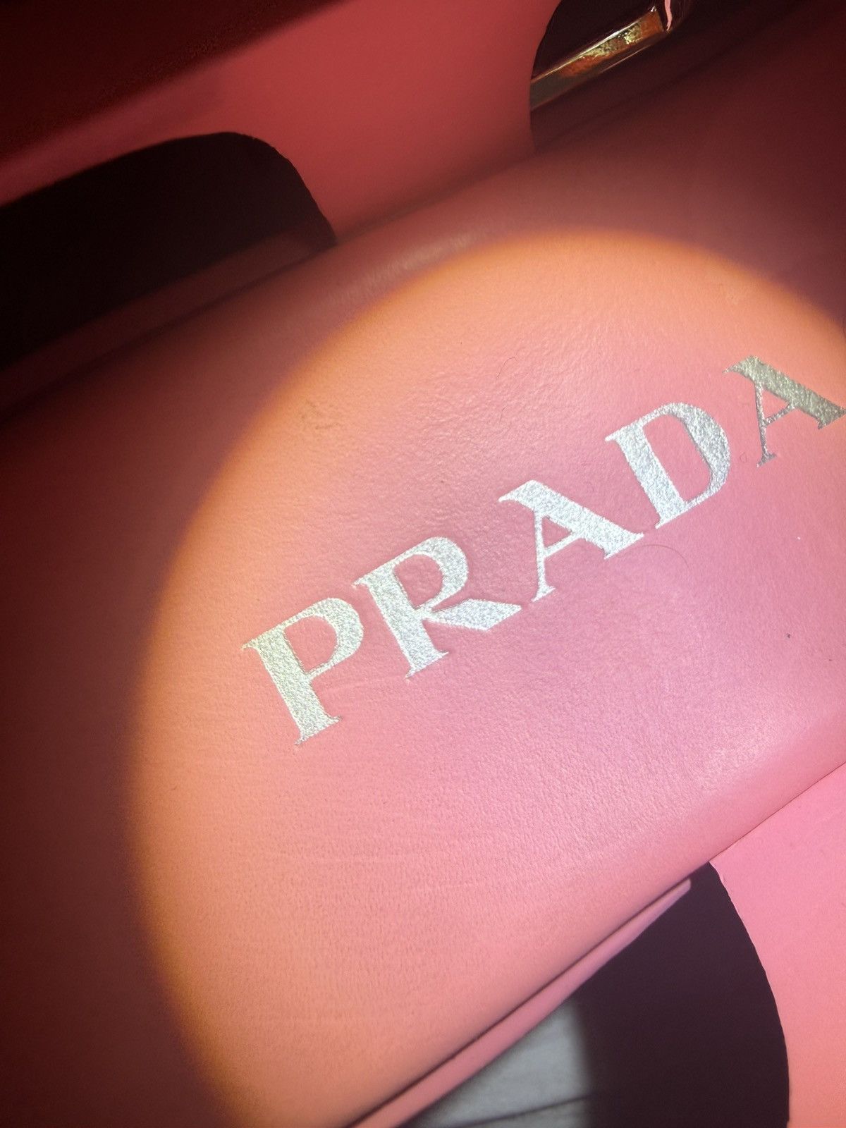 Prada Prada Monolith Rubber Sandals Pink Triangle Size US 6.5 / IT 36.5 - 13 Thumbnail